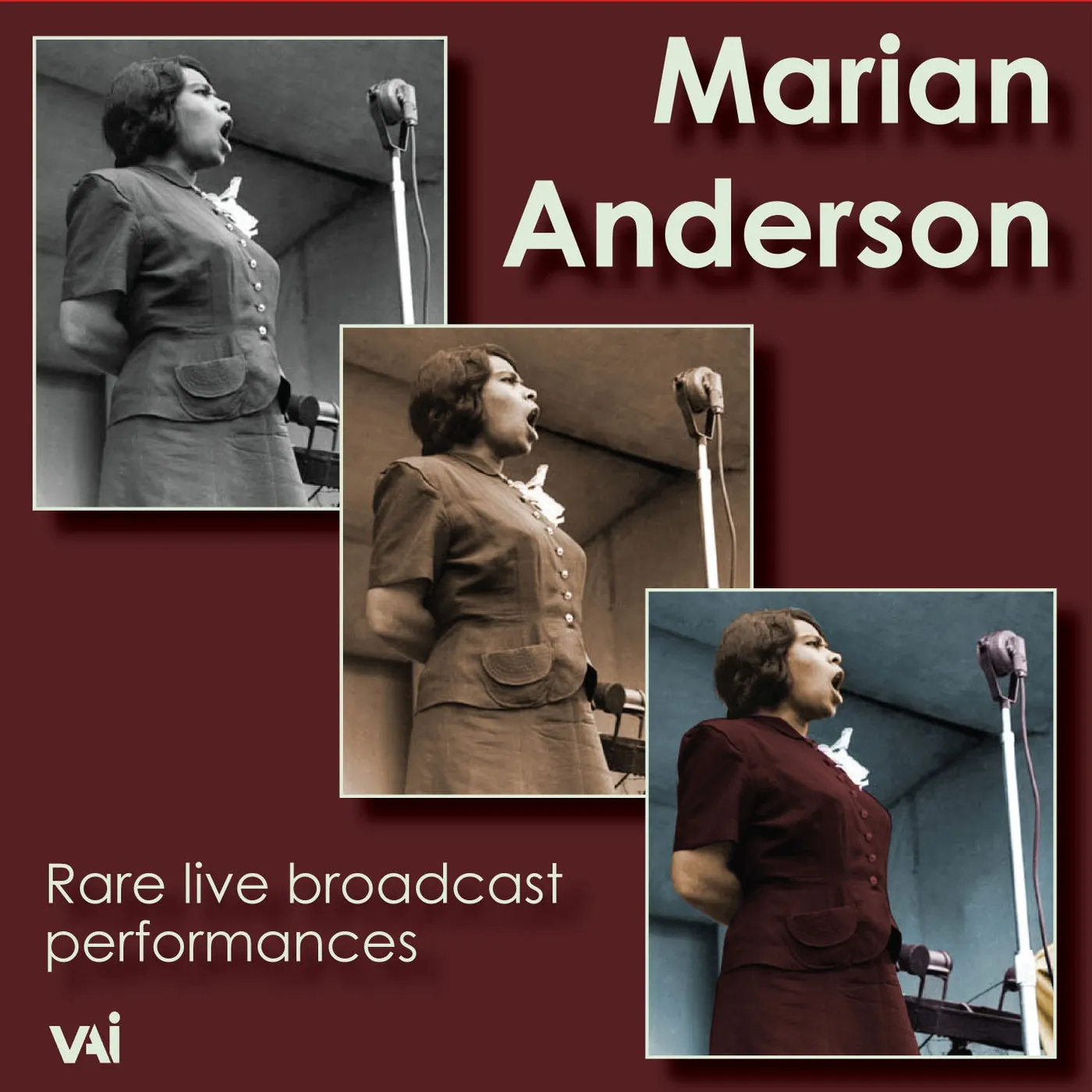 Marian Anderson RARE LIVE BROADCAST PERFORMANCES CD