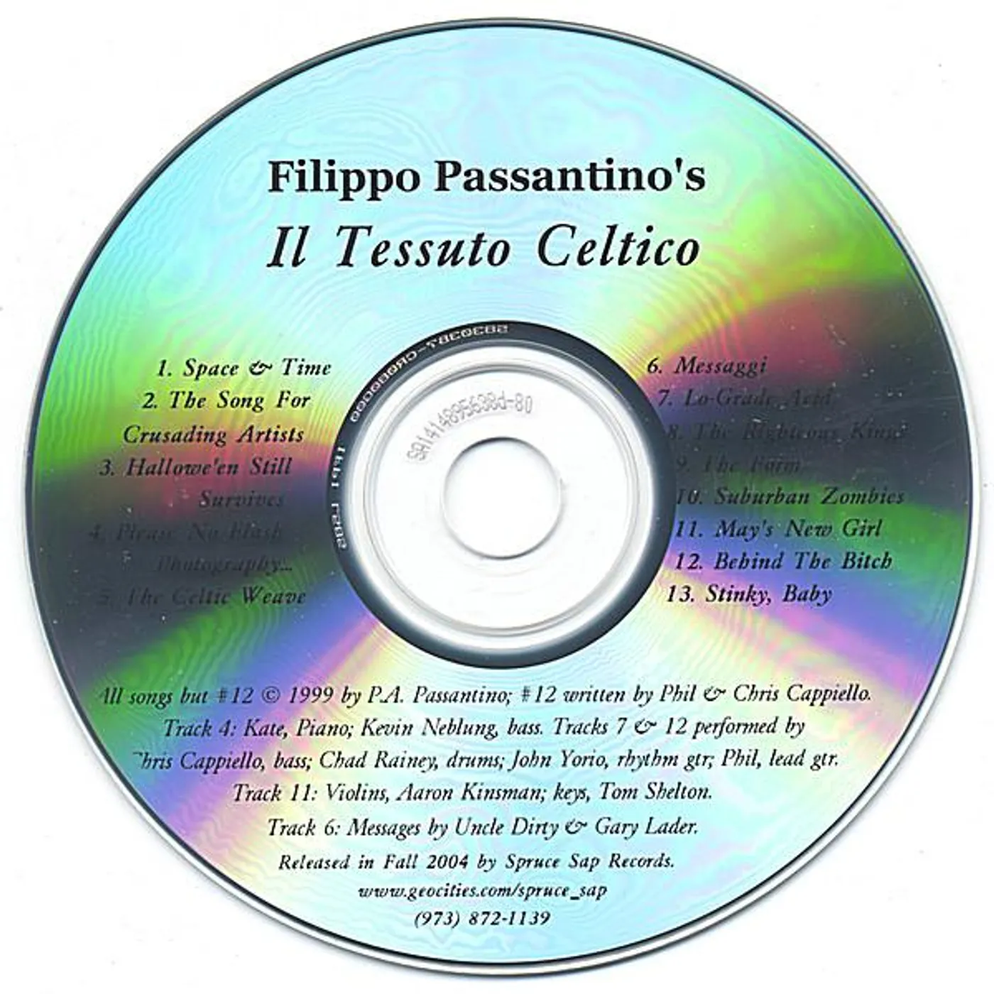 Phil Passantino IL TESSUTO CELTICO CD