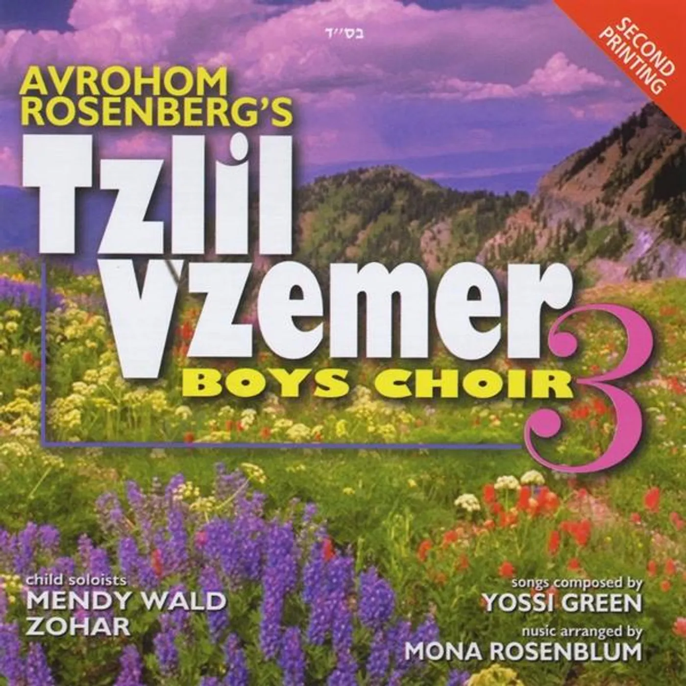 Tzlil V'zemer Boys Choir VOL. 3 CD