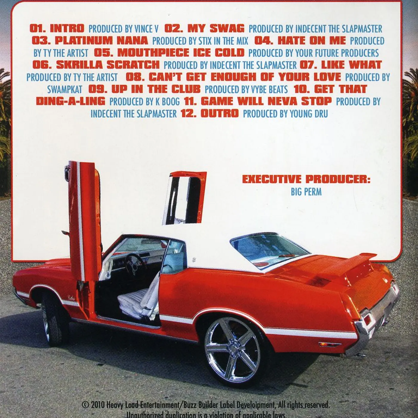 Young Dru GAME WILL NEVA STOP CD