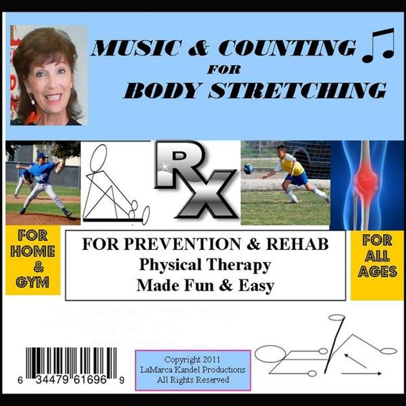 Priscilla Lamarca Kandel MUSIC & COUNTING FOR BODY STRETCHING CD