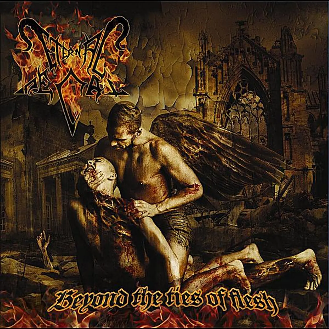 Eternal Decay BEYOND THE TIES OF FLESH-BLACK METAL-ISRAEL CD