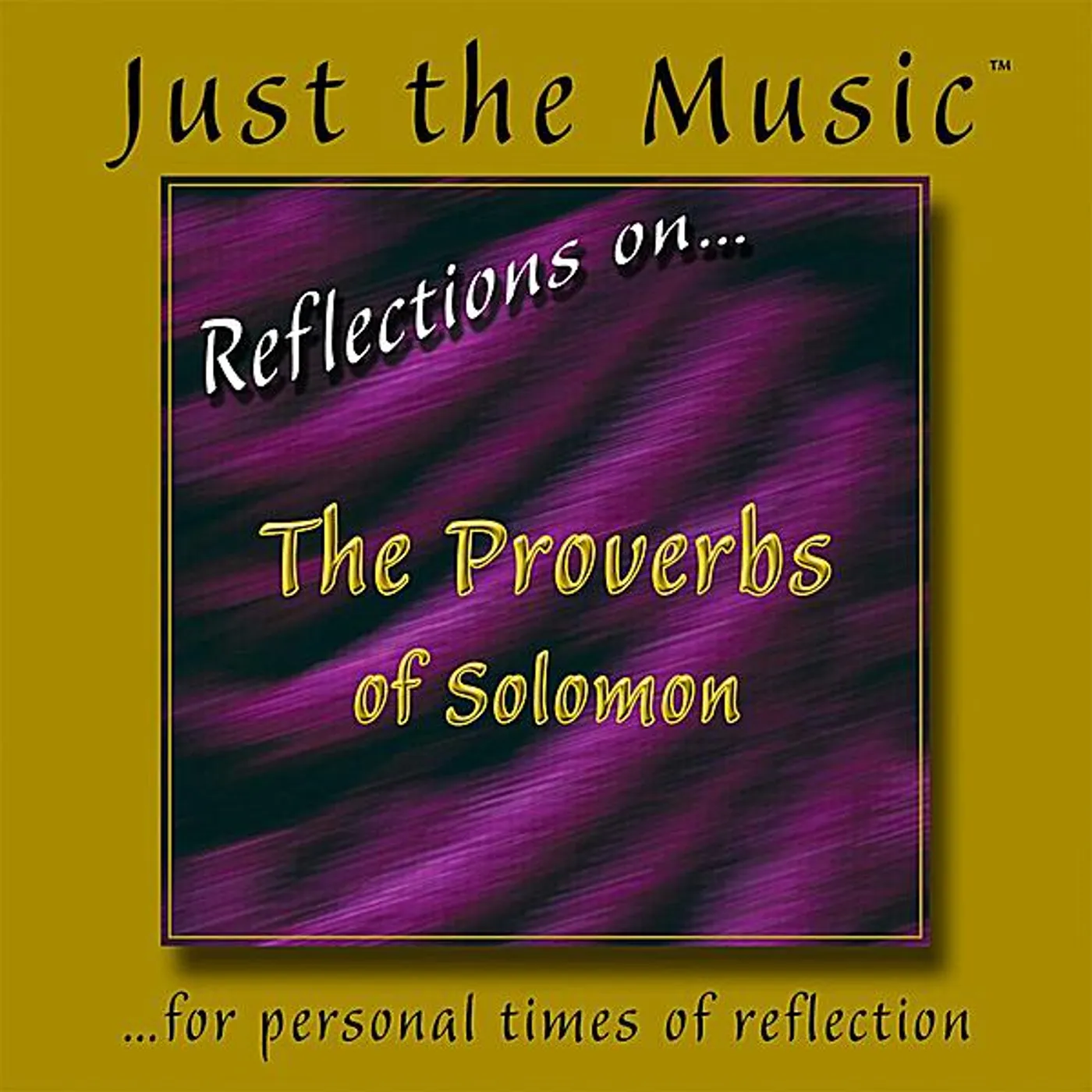 Matt Johnson JUST THE MUSIC FROM REFLECTIONS ON THE PROVERBS OF CD