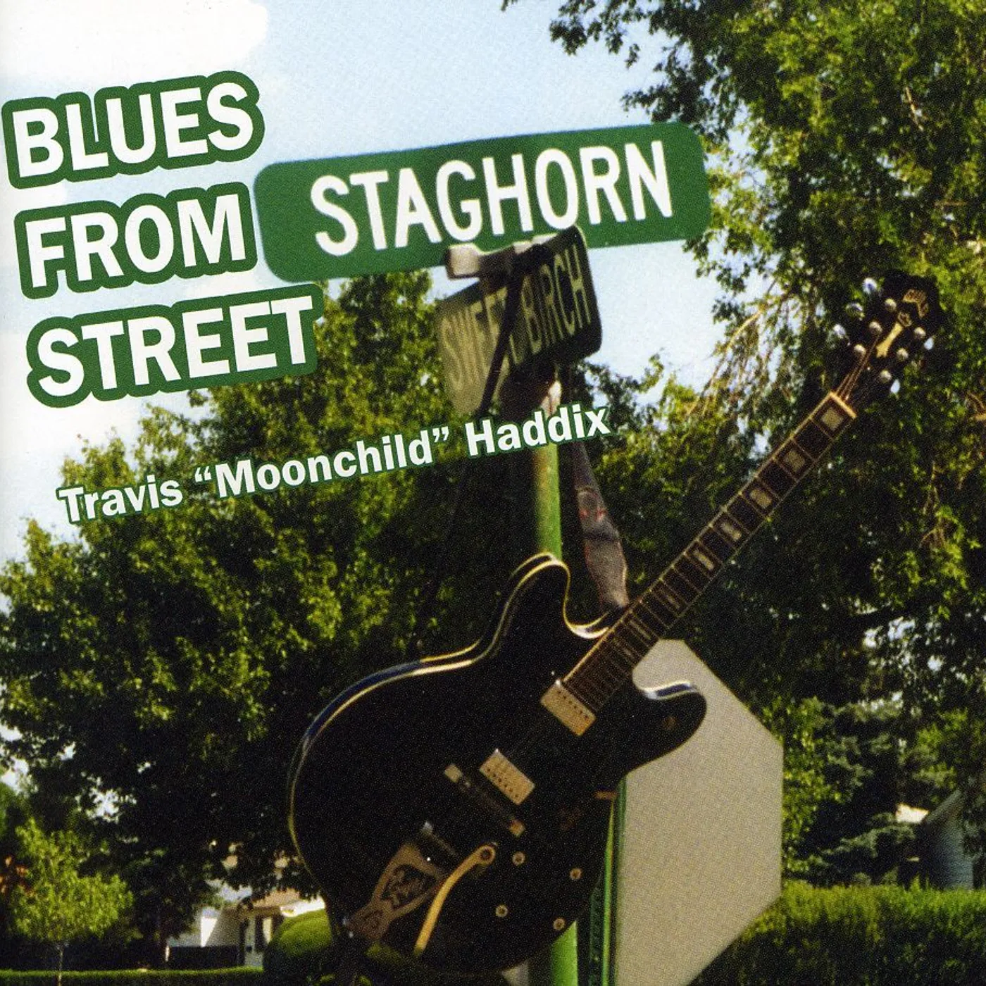 Travis Haddix BLUES FROM STAGHORN STREET CD