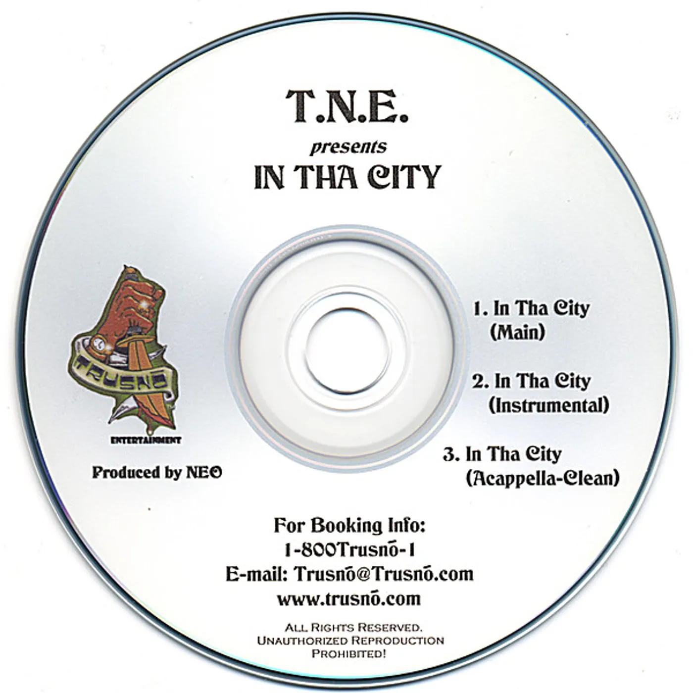 Trusno IN THA CITY CD