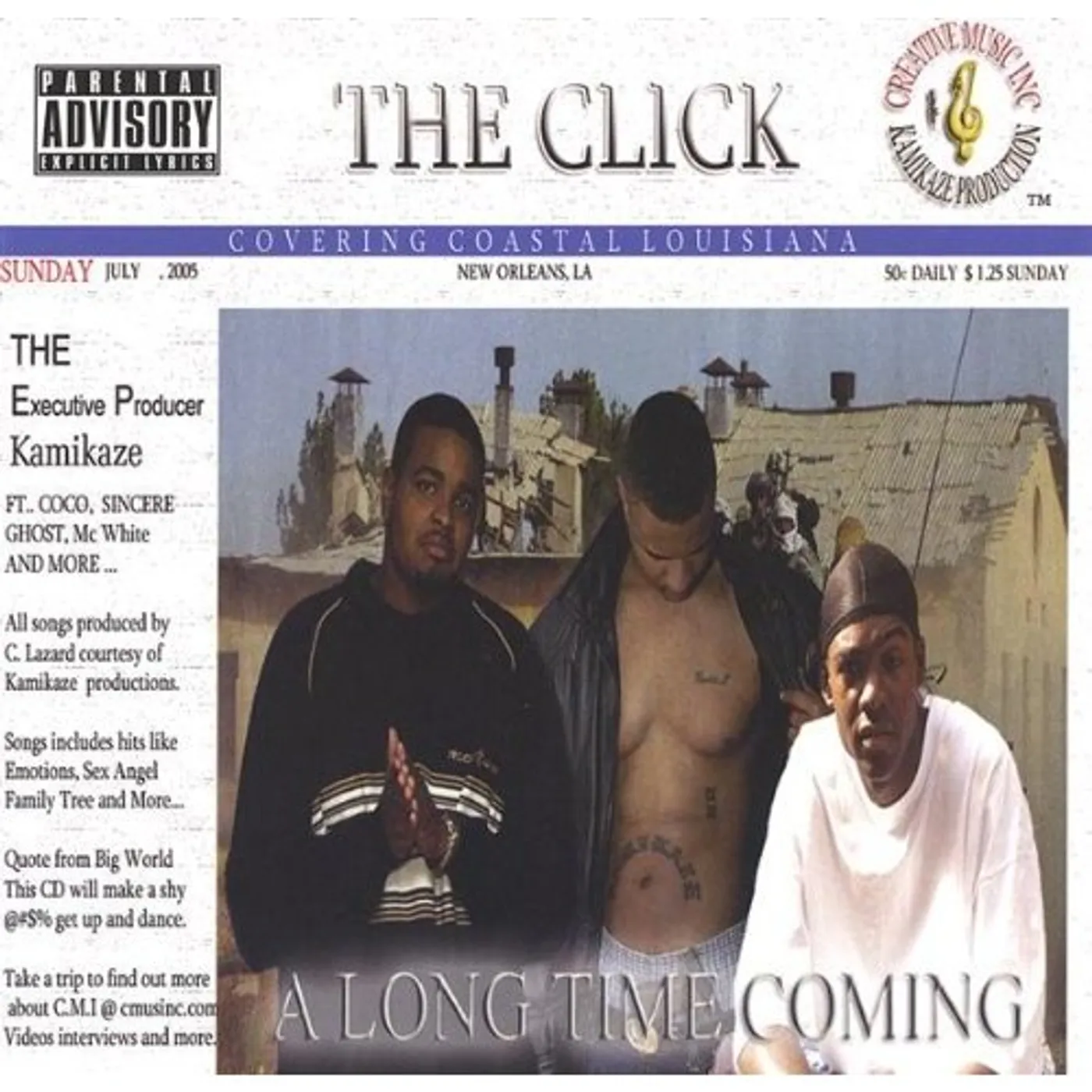 Click ALONG TIME COMING CD