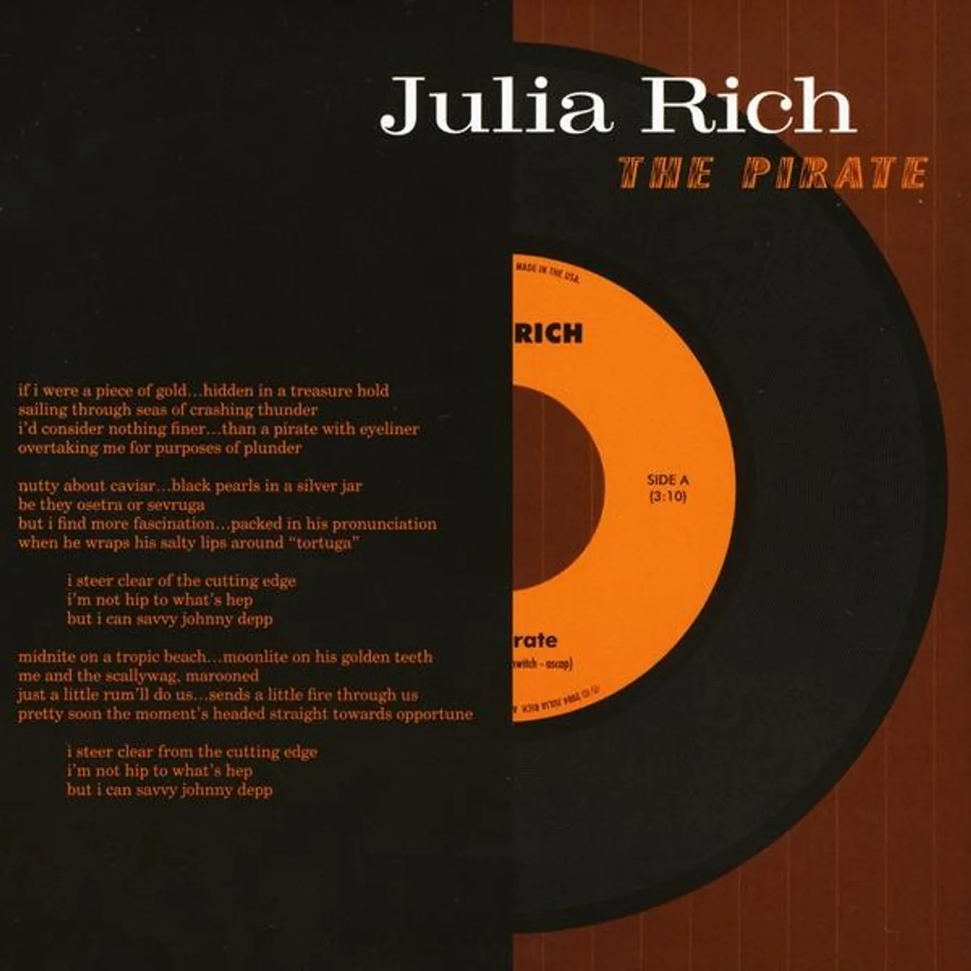 Julia Rich PIRATE CD