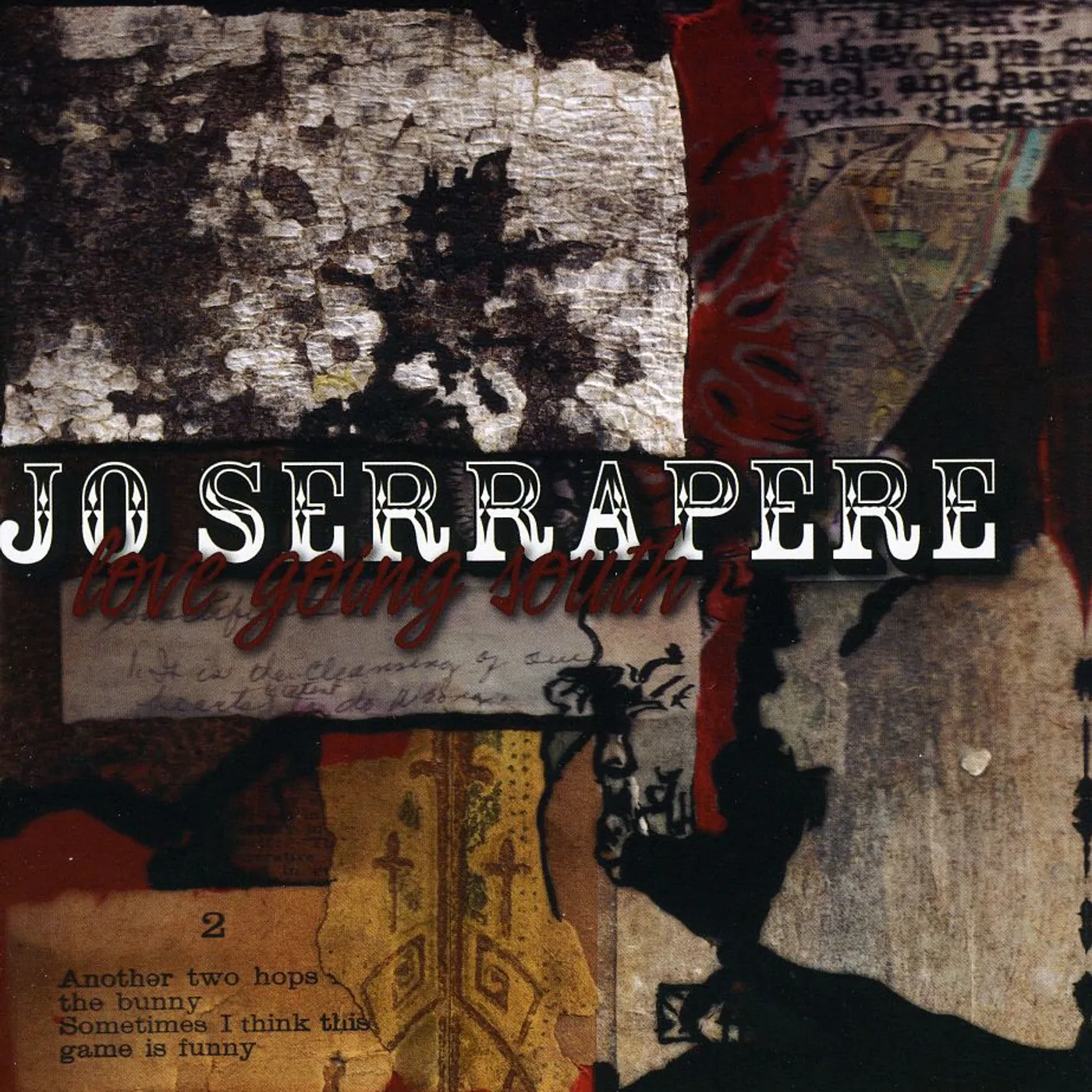 Jo Serrapere LOVE GOING SOUTH CD