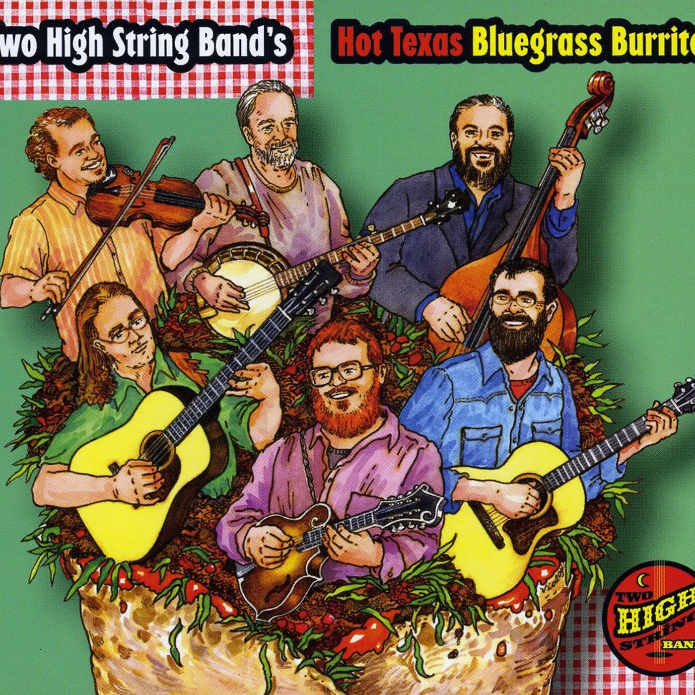 Two High String Band HOT TEXAS BLUEGRASS BURRITO CD