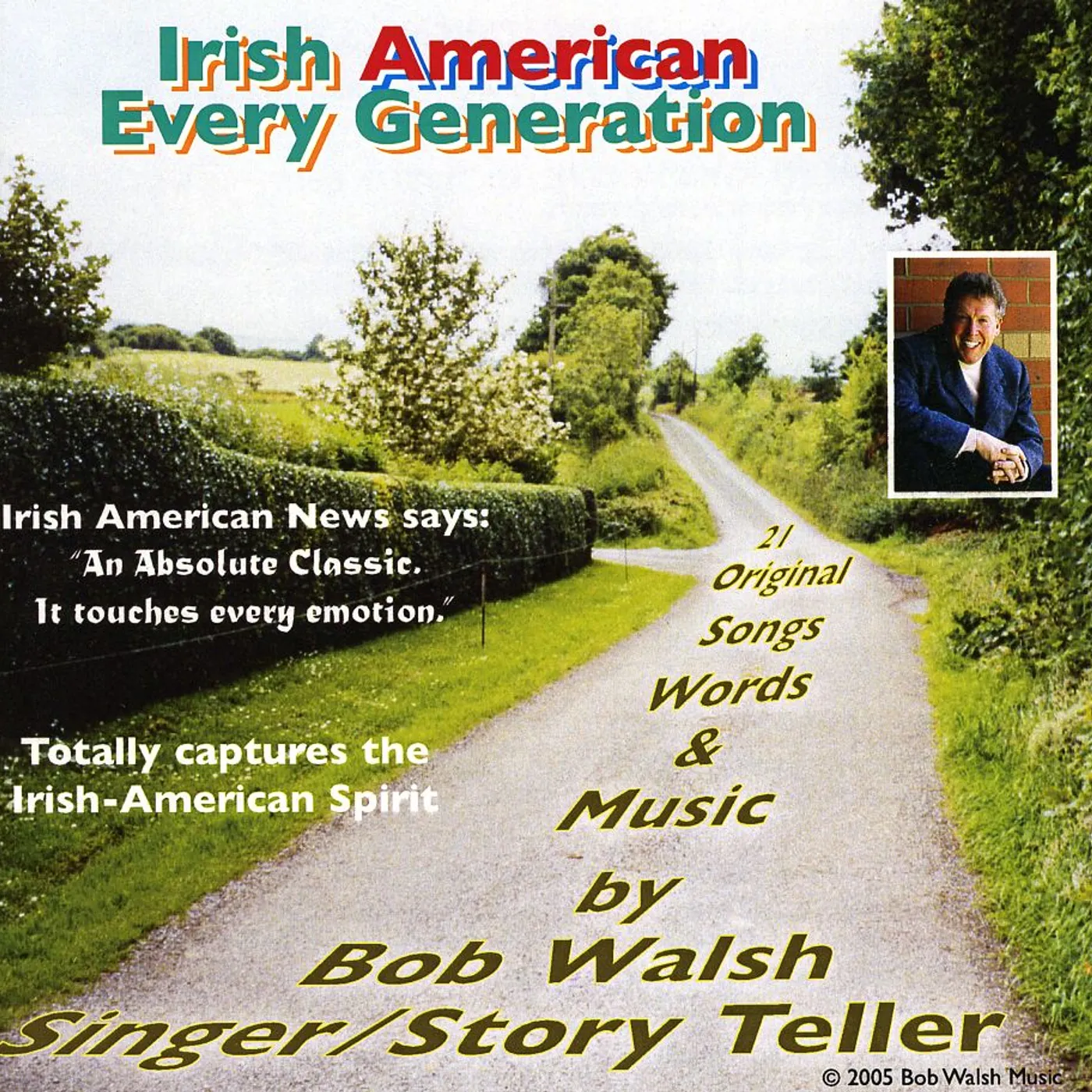 Bob Walsh IRISH AMERICAN-EVERY GENERATION CD