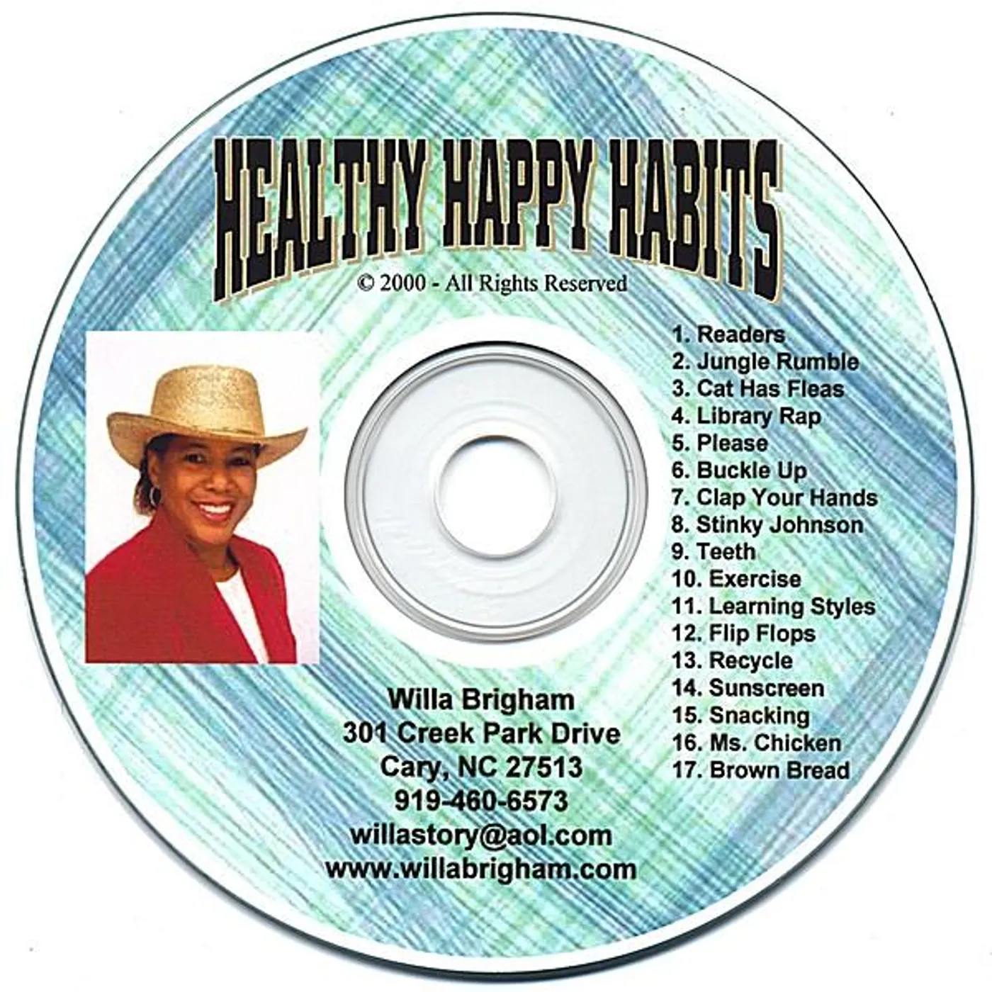 Willa Brigham HEALTHY HAPPY HABITS CD