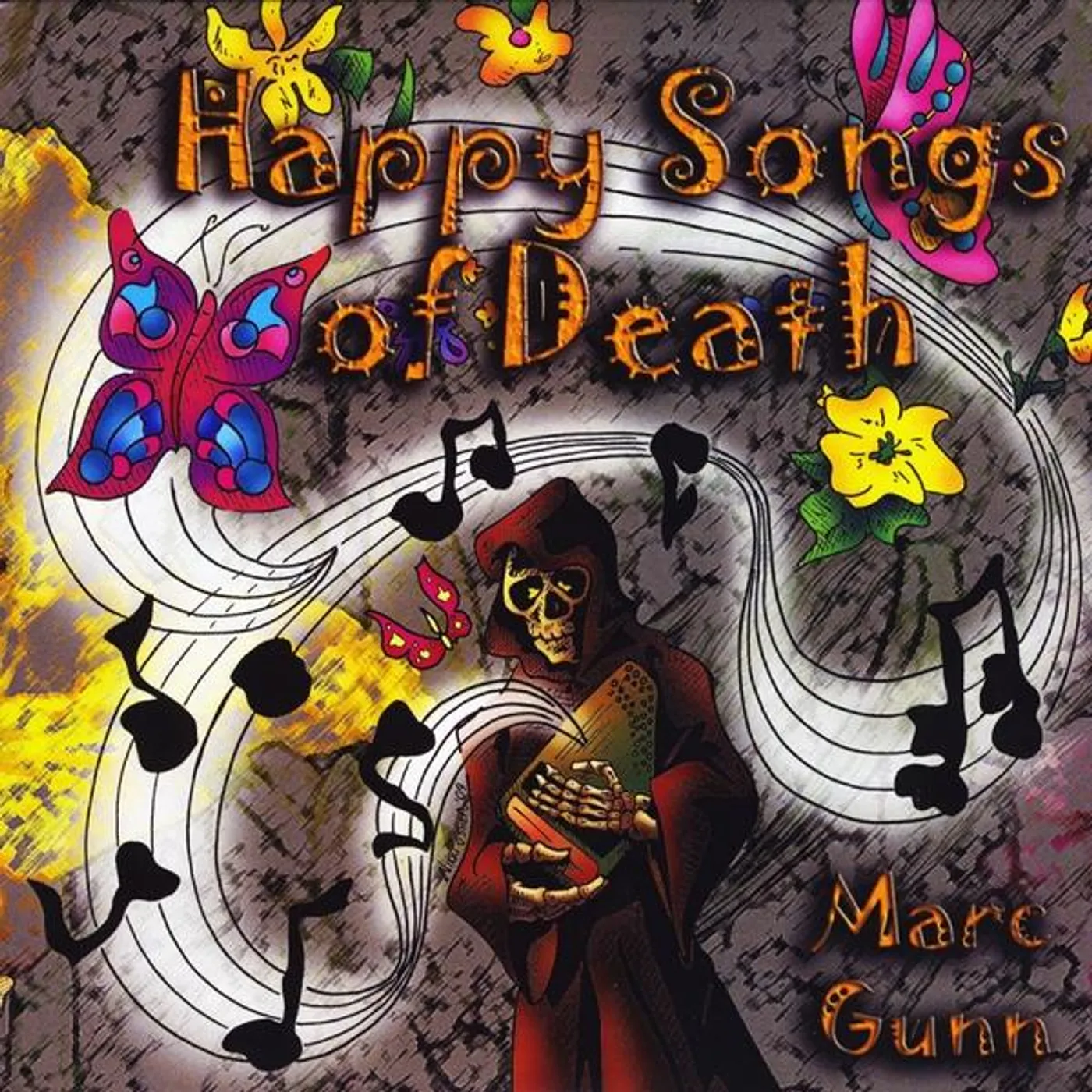 Marc Gunn HAPPY SONGS OF DEATH (DEATH'S AUTOHARP) CD