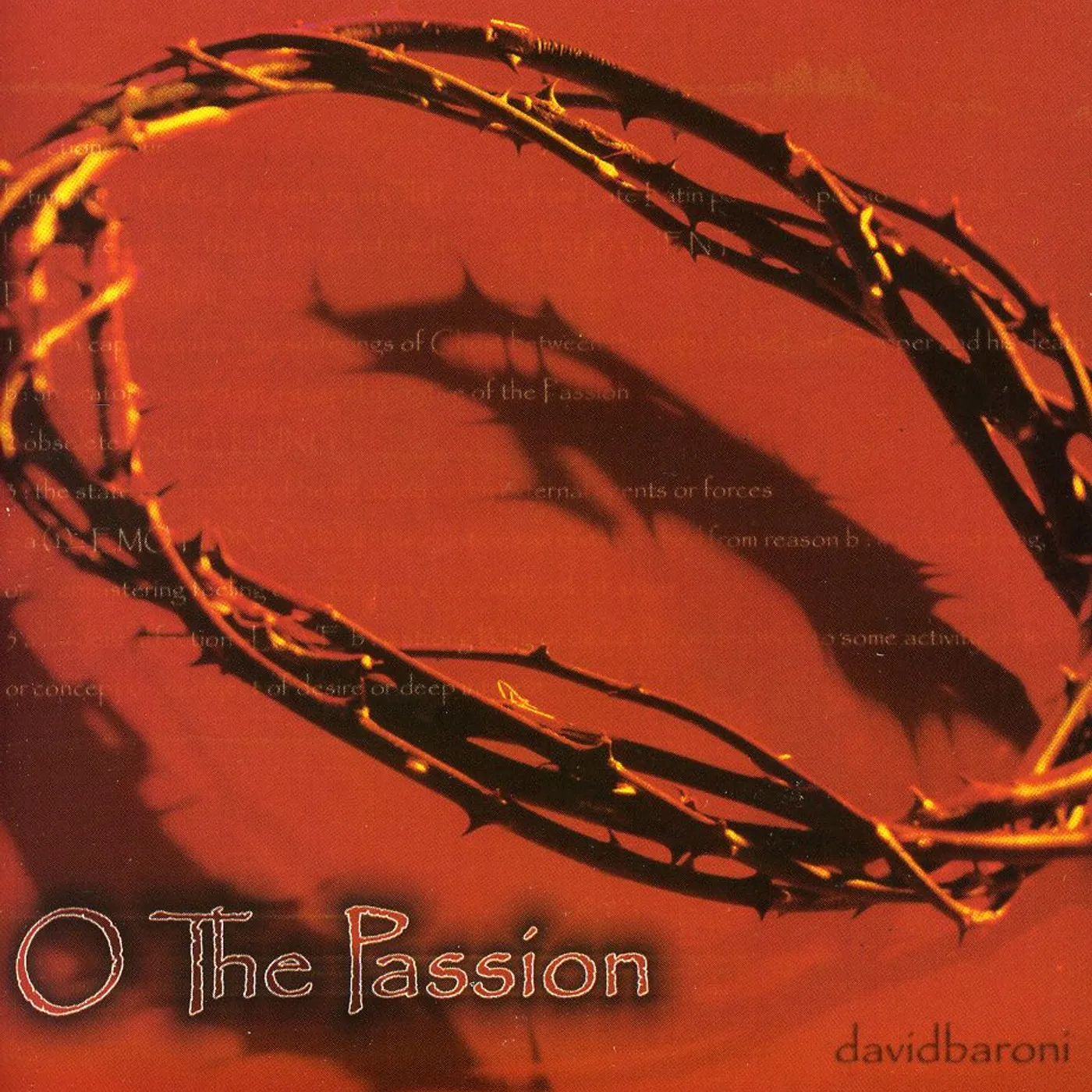 David Baroni O THE PASSION CD