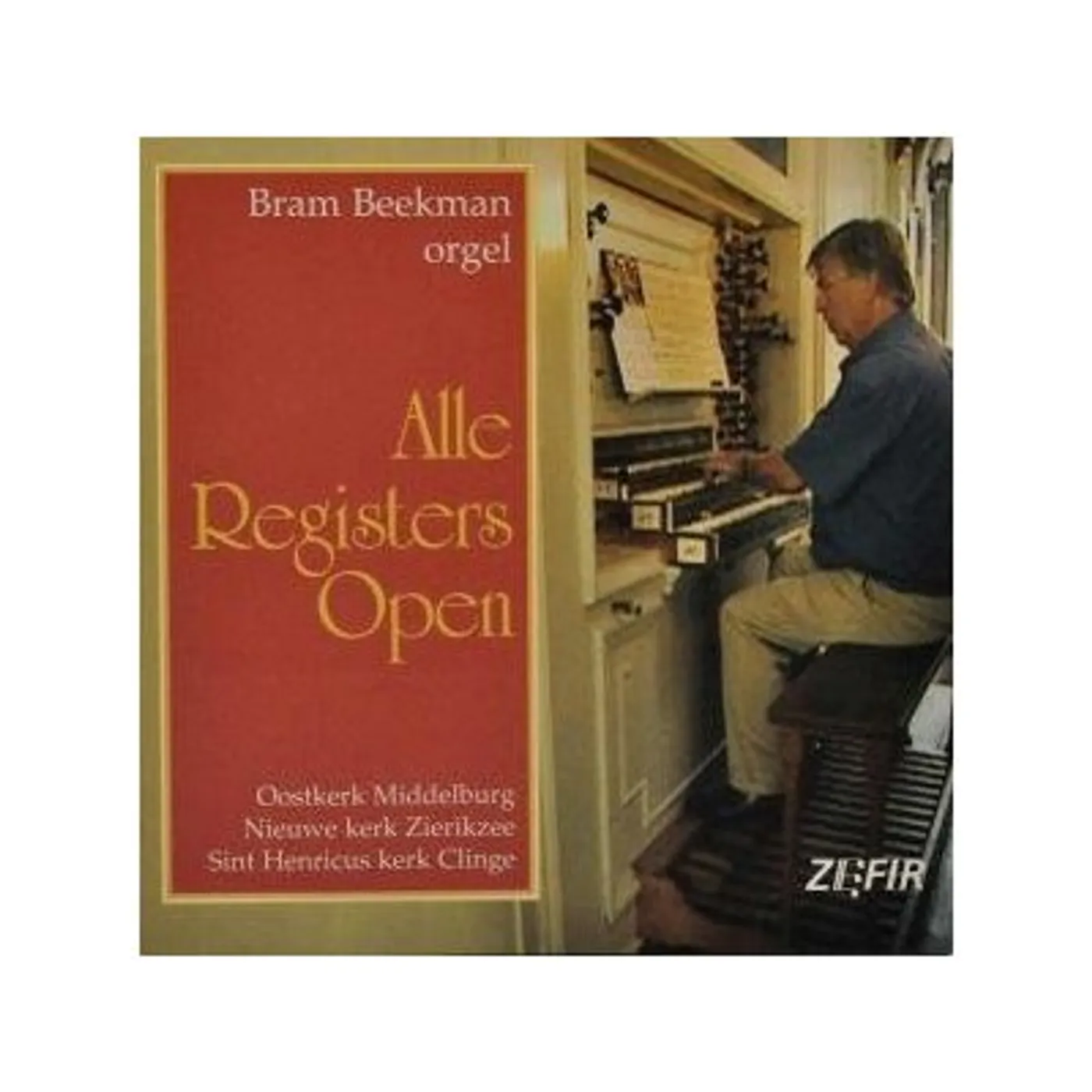 Bram Beekman ALLE REGISTERS OPEN CD