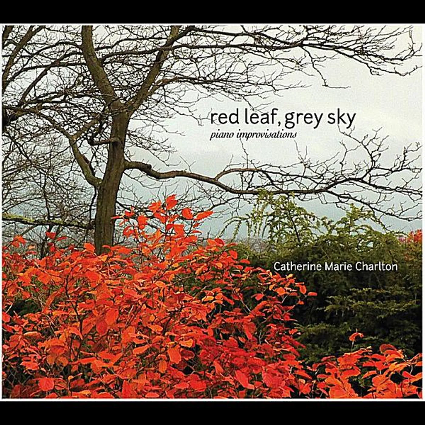 Catherine Marie Charlton RED LEAF GREY SKY (PIANO IMPROVISATIONS) CD