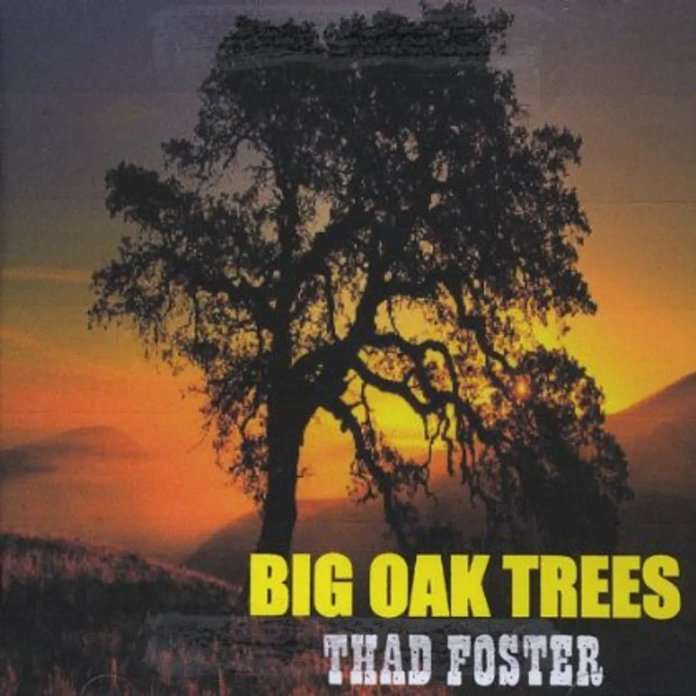 Thad Foster BIG OAK TREES CD