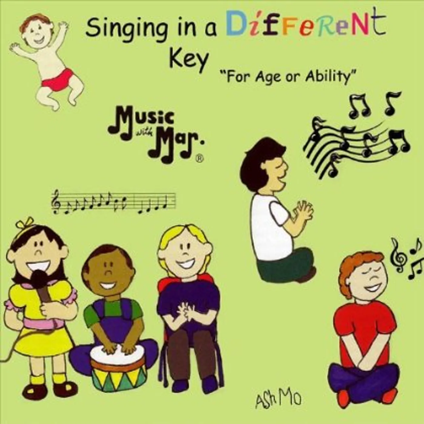 Music with Mar. SINGING IN A DIFFERENT KEY CD