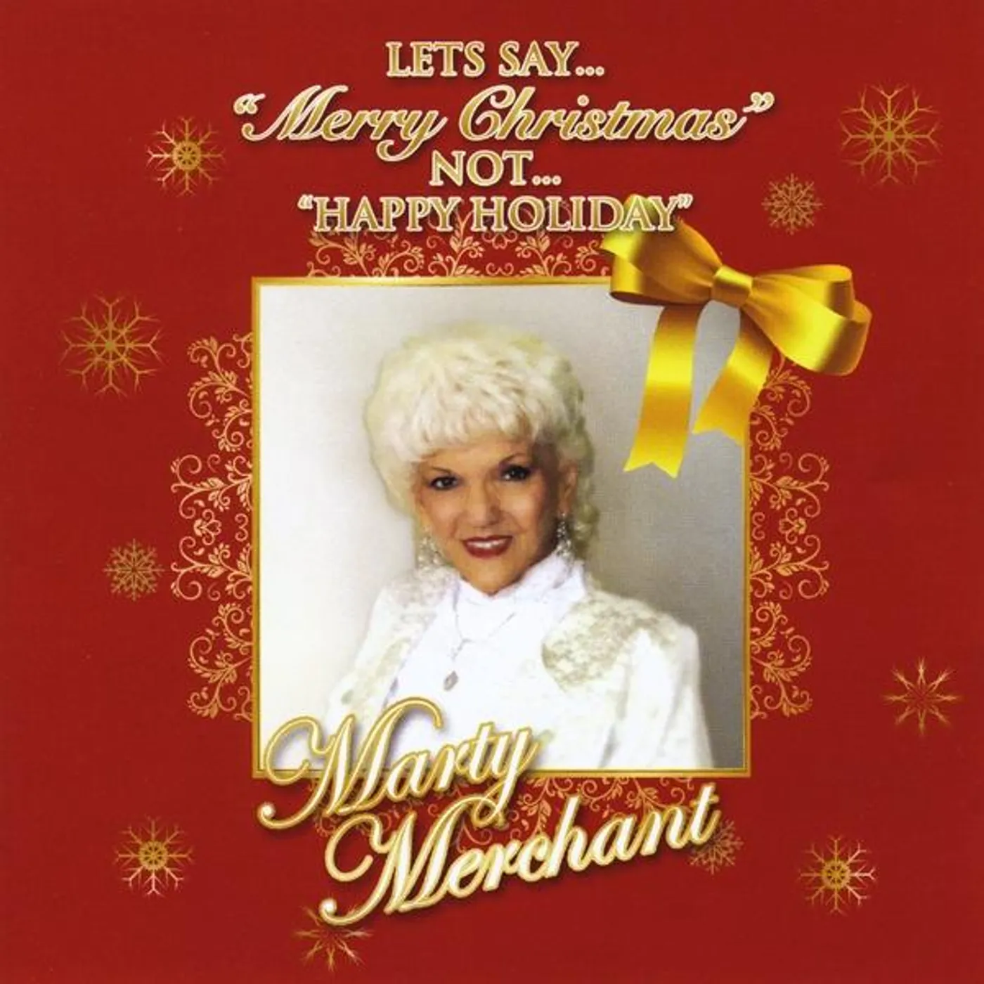 Marty Merchant LET'S SAY MERRY CHRISTMAS CD