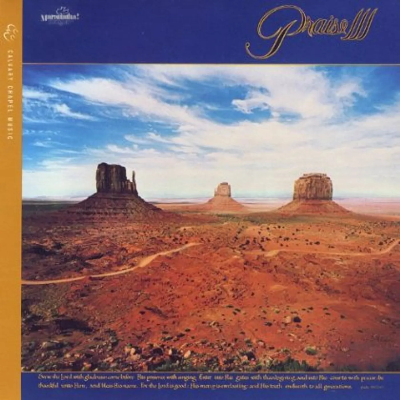 The Maranatha! Singers PRAISE 3 CD