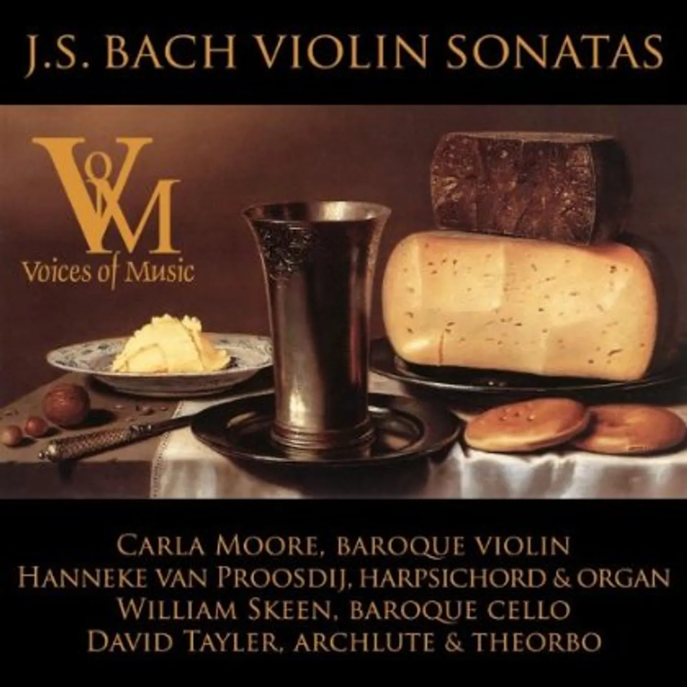 Voices Of Music J. S. BACH VIOLIN SONATAS CD