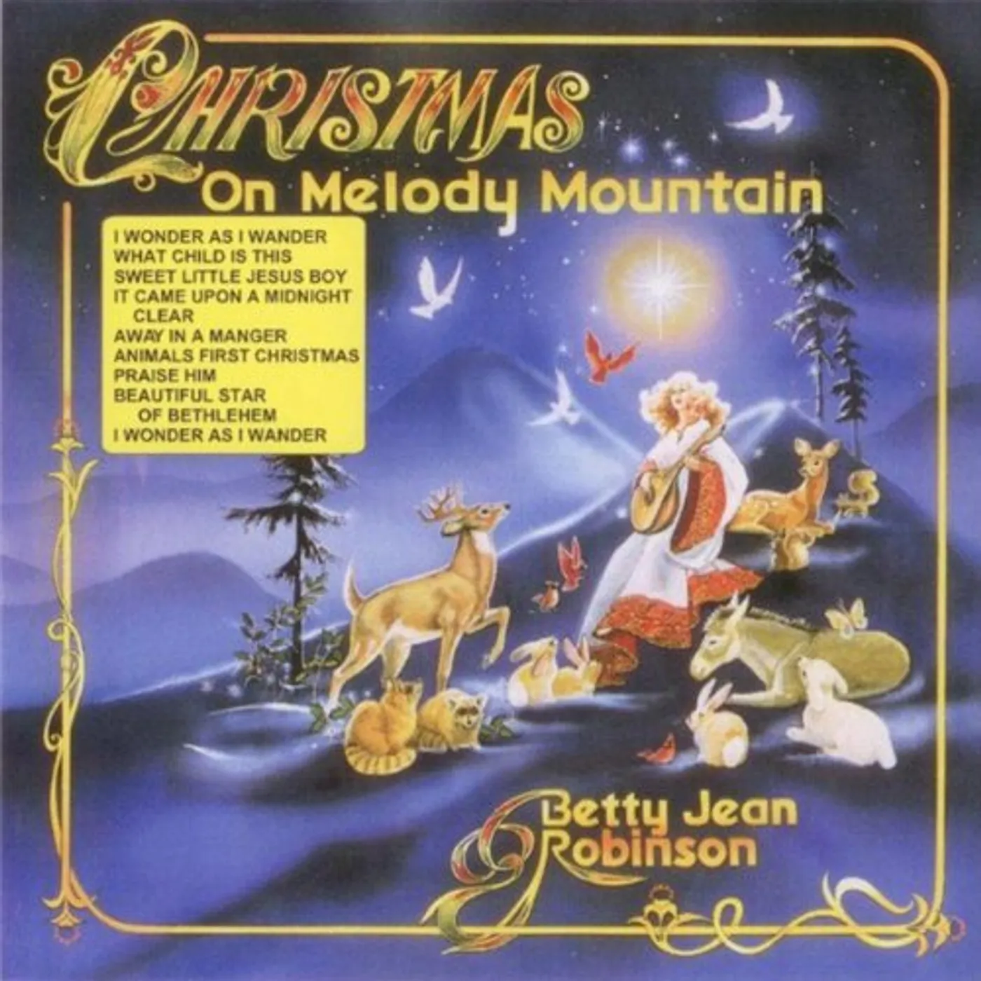 Betty Jean Robinson CHRISTMAS ON MELODY MOUNTAIN CD