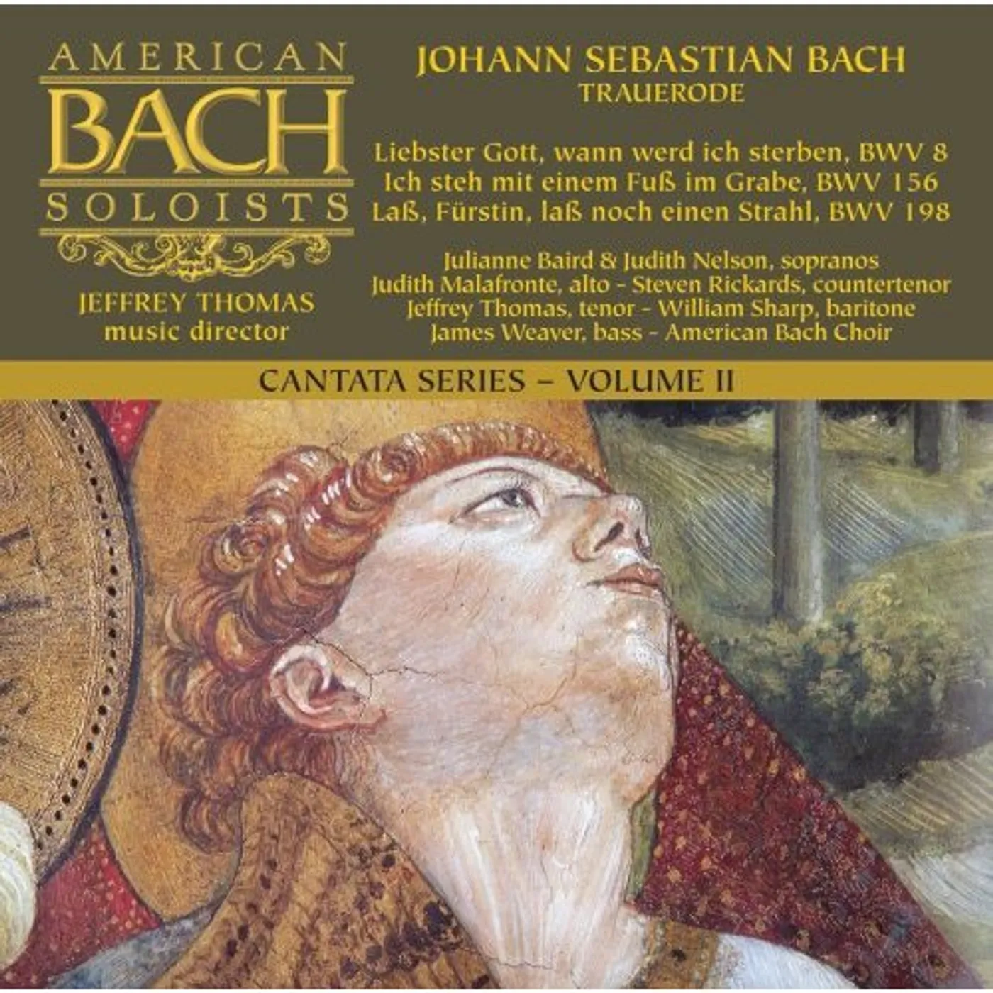 American Bach Soloists BACH CANTATA SERIES: TRAUERODE 2 CD