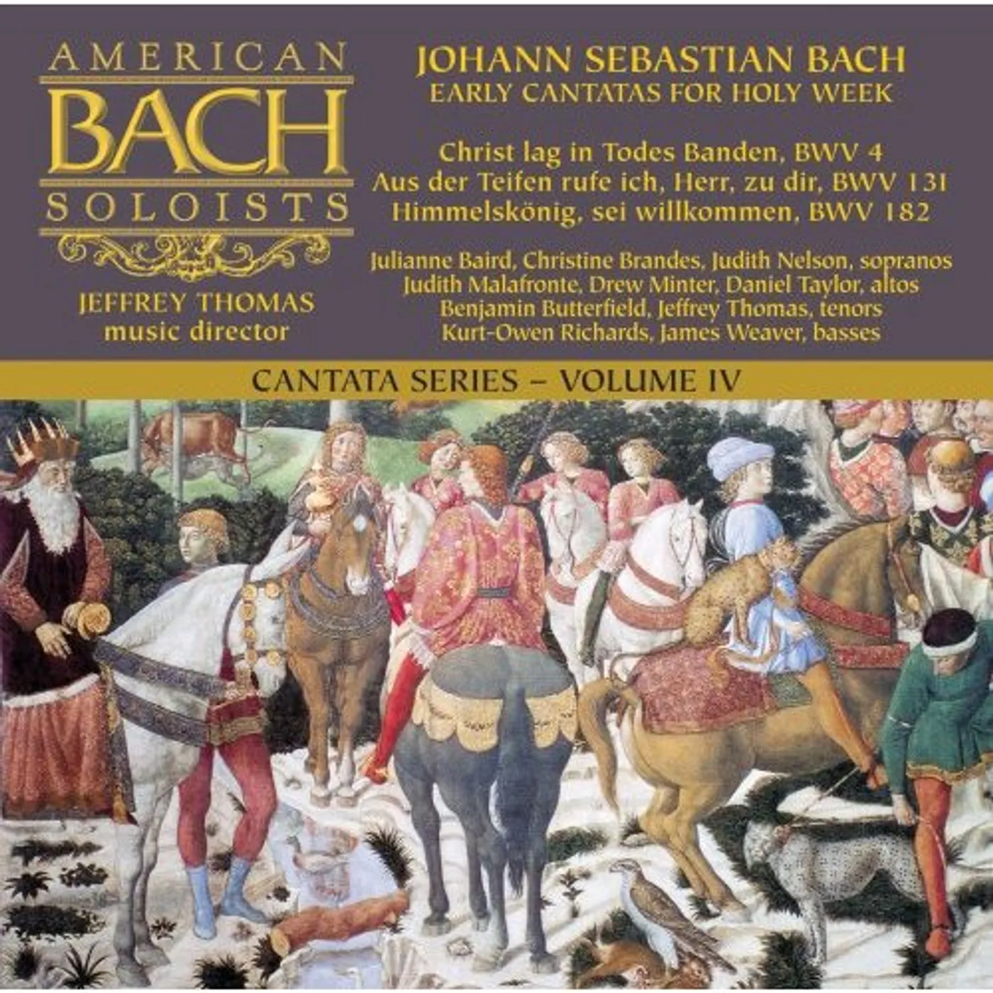American Bach Soloists BACH CANTATA SERIES: EARLY CANTATAS FOR HOL 4 CD