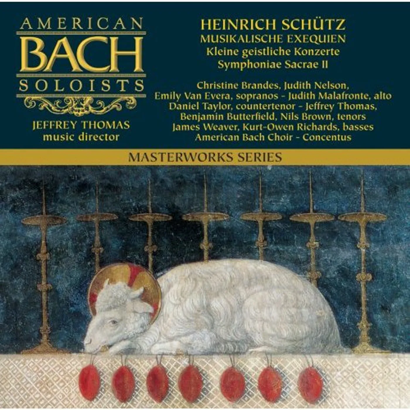 American Bach Soloists MUSIKALISCHE EXEQUIEN-KLEINE GEISTLICHE KONZERTE-S CD