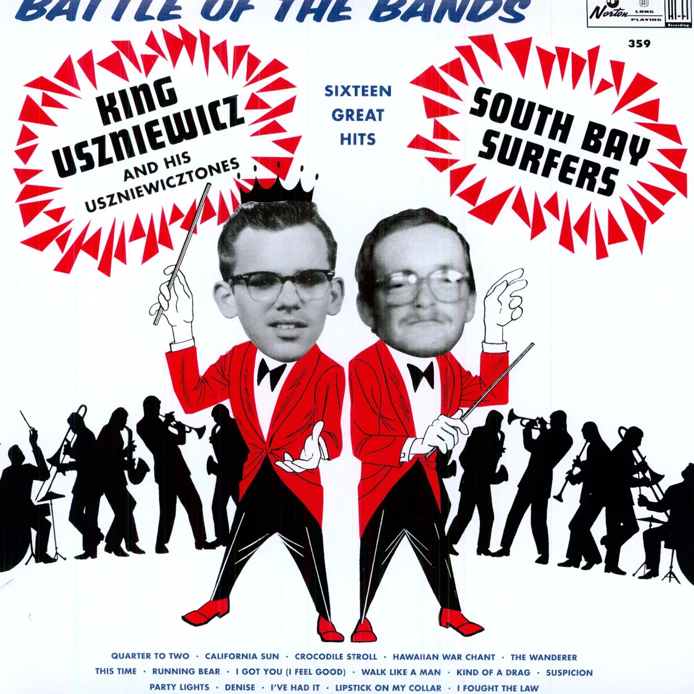 King Uszniewicz & The Uszniewicztones Battle Of The Bands Vinyl Record