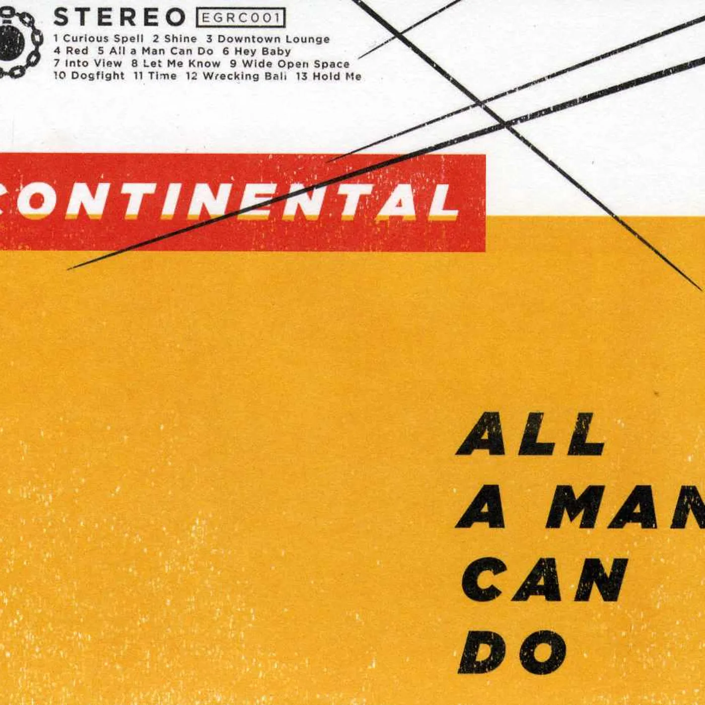 Continental ALL A MAN CAN DO CD