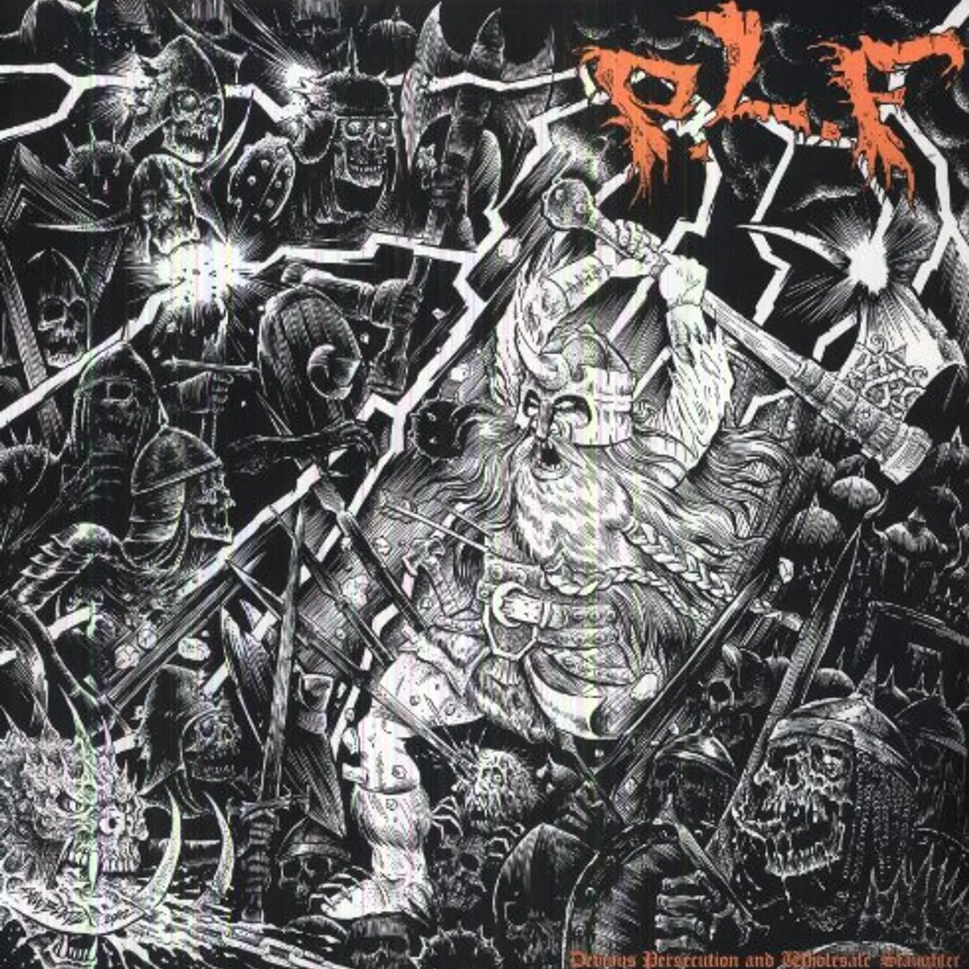 P.L.F. Devious Persecution and Wholesale Slaughter Vinyl Record