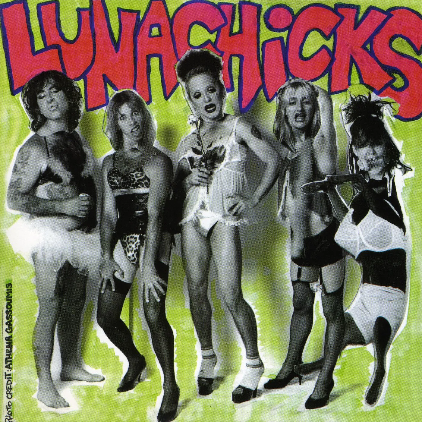 Lunachicks SHIT FINGER DICK Vinyl Record