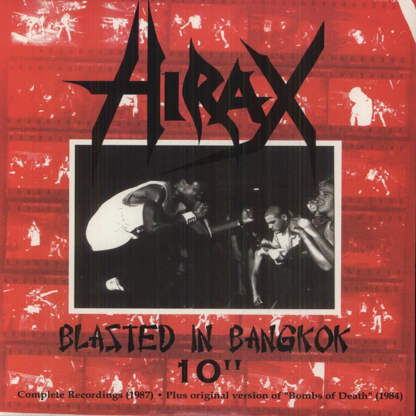 Hirax BLASTED IN BANGKOK WHITE Vinyl Record