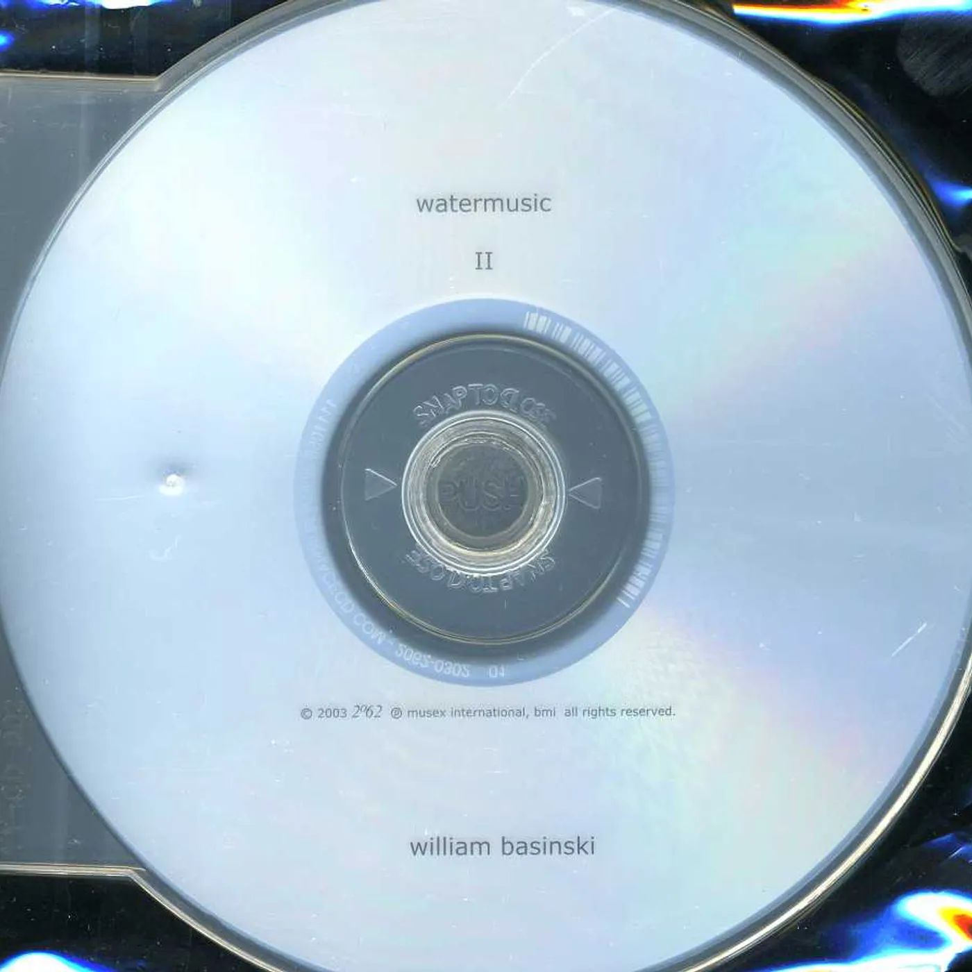 William Basinski WATERMUSIC II CD