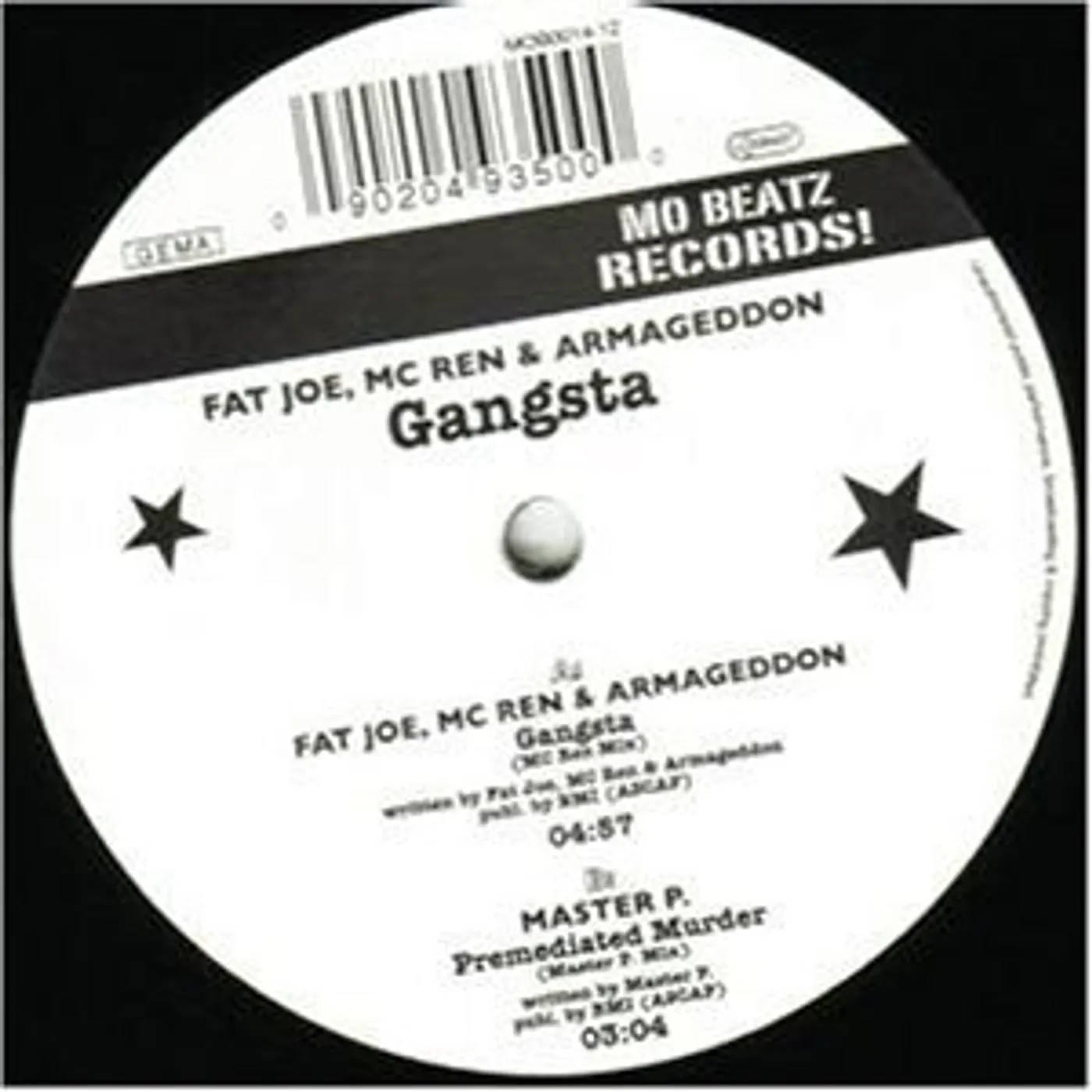 Fat Joe GANGSTA Vinyl Record