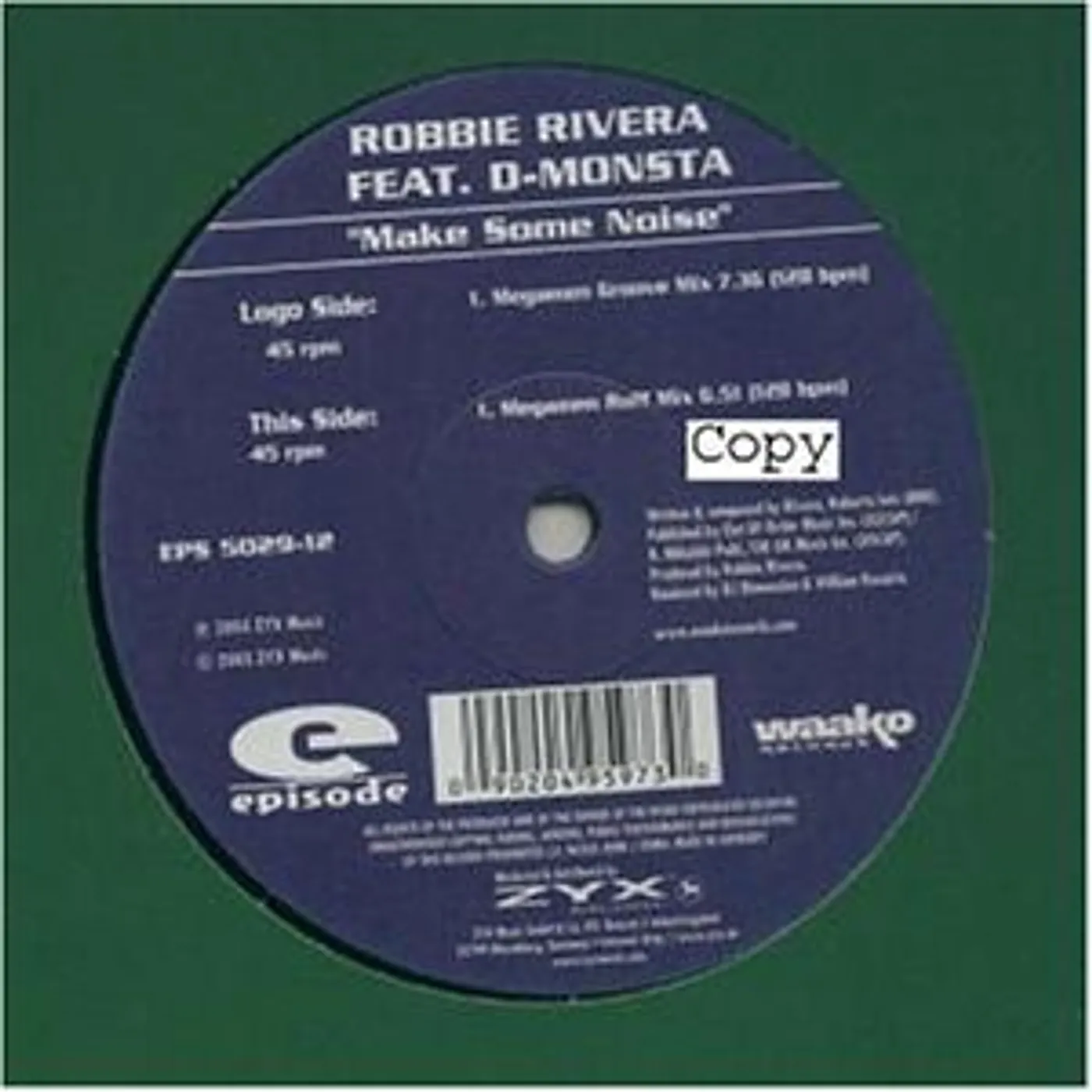 Robbie Rivera Make Some Noise Vinyl Record