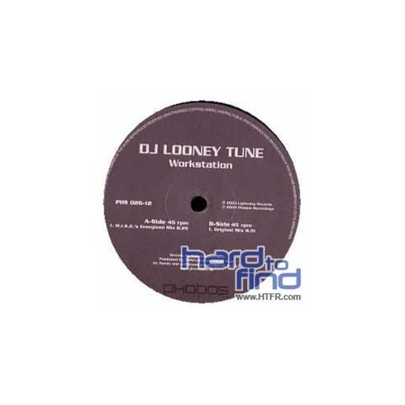 DJ Looney Tune WORKSTATION Vinyl Record