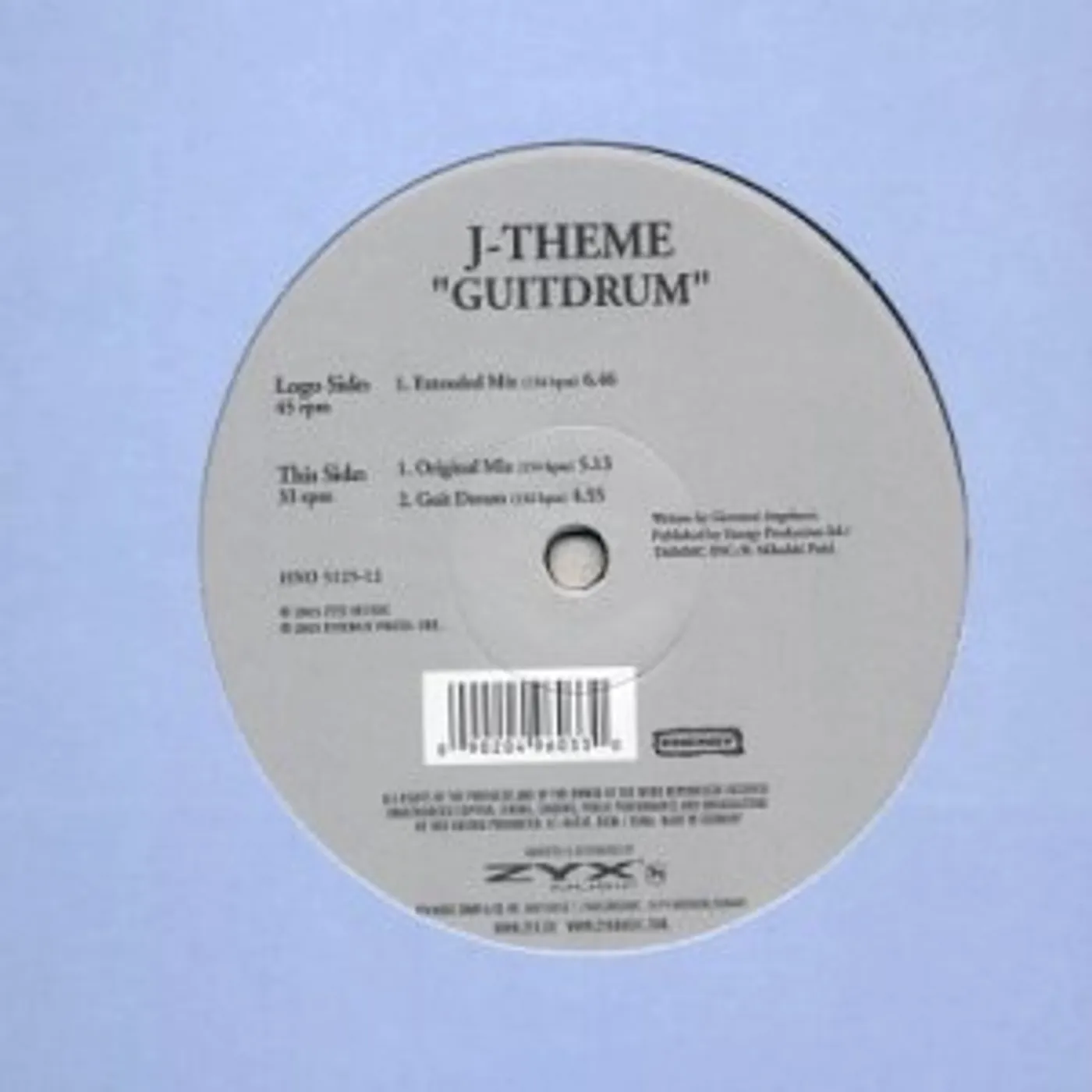 J-Theme GUITDRUM Vinyl Record