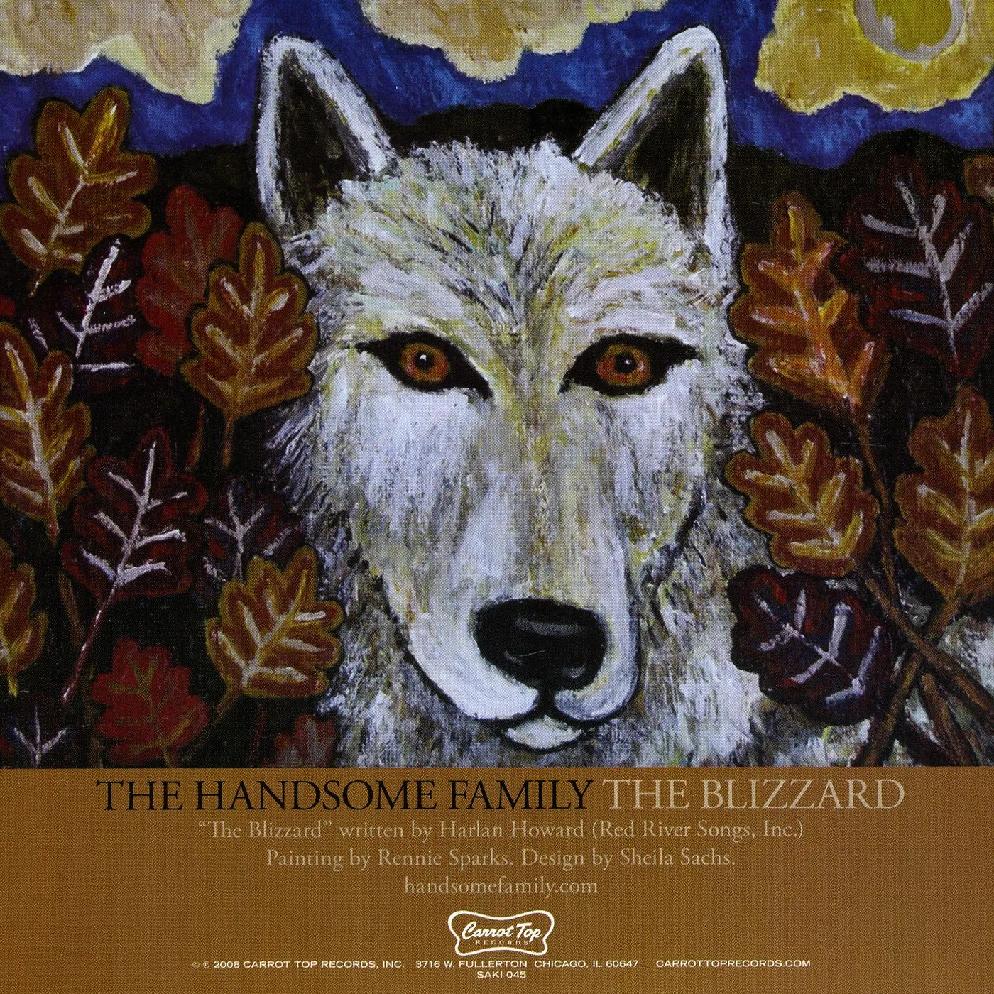 The Handsome Family DRUNK BY NOON / BLIZZARD Vinyl Record