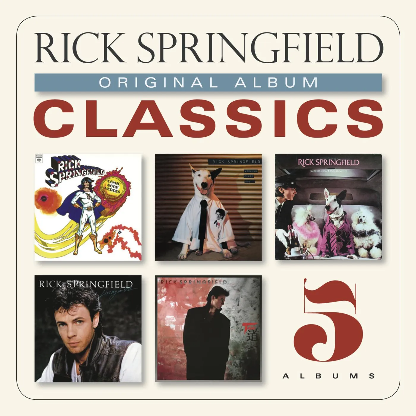 Rick Springfield ORIGINAL ALBUM CLASSICS CD