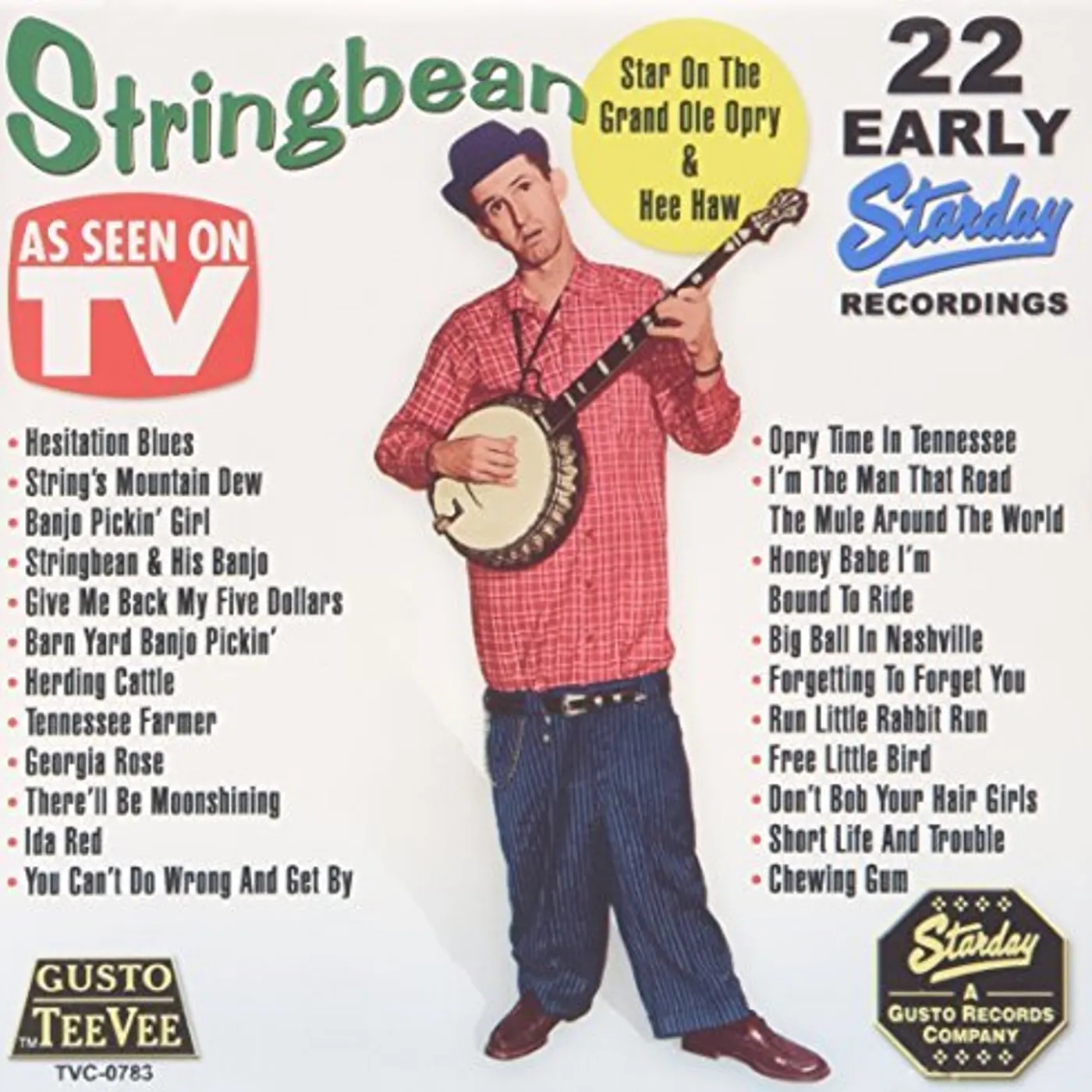 Stringbean 22 EARLY STARDAY RECORDINGS CD