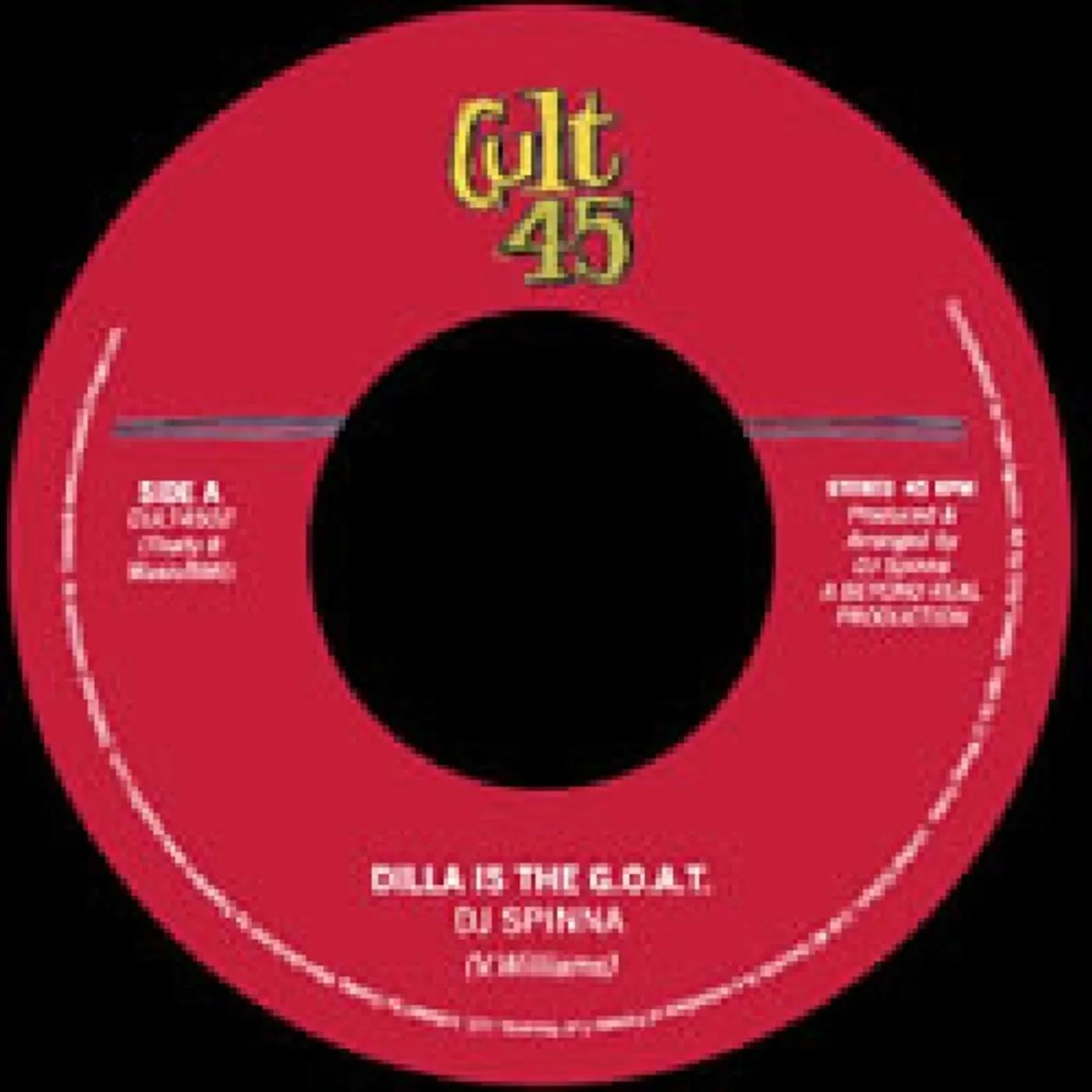 Dj Spinna J DILLA IS THE GOAT Vinyl Record