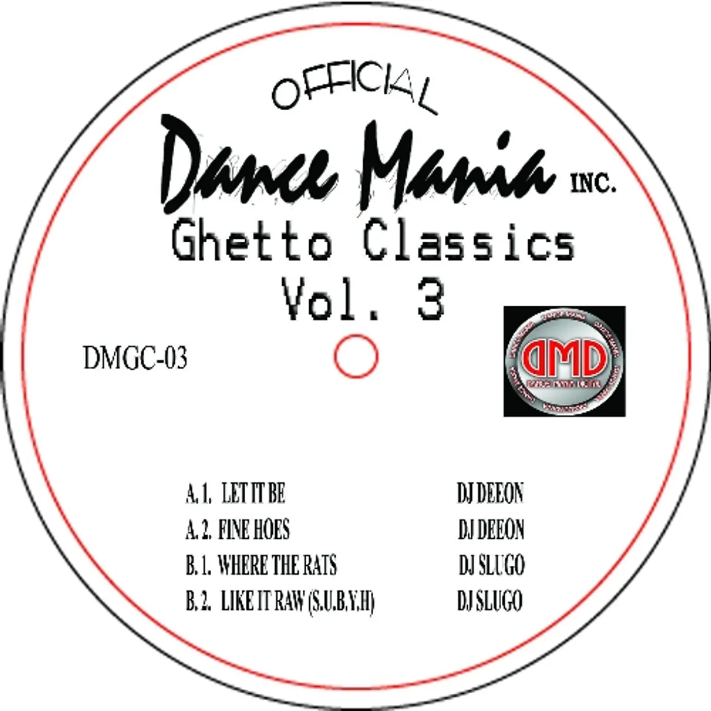 Deeon & Slugo GHETTO CLASSICS 3 Vinyl Record