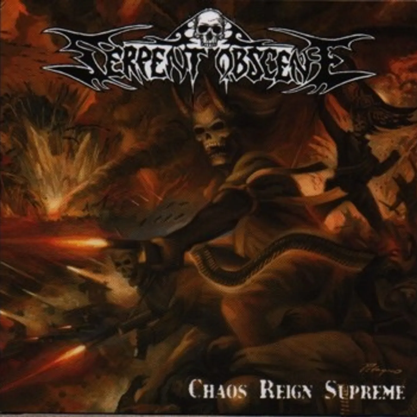 Serpent Obscene Chaos Reign Supreme Vinyl Record