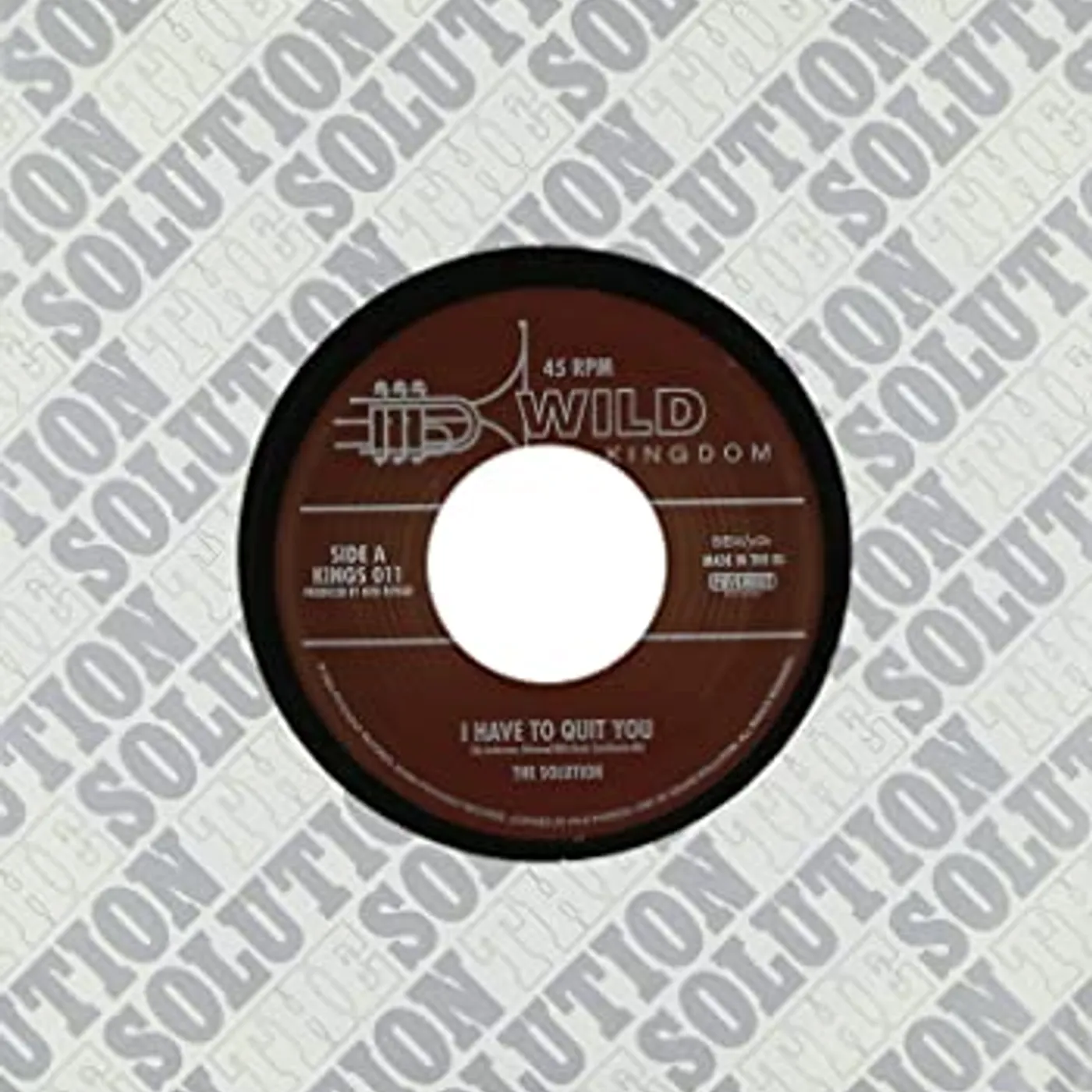 The Solution I Have To Quit You Vinyl Record