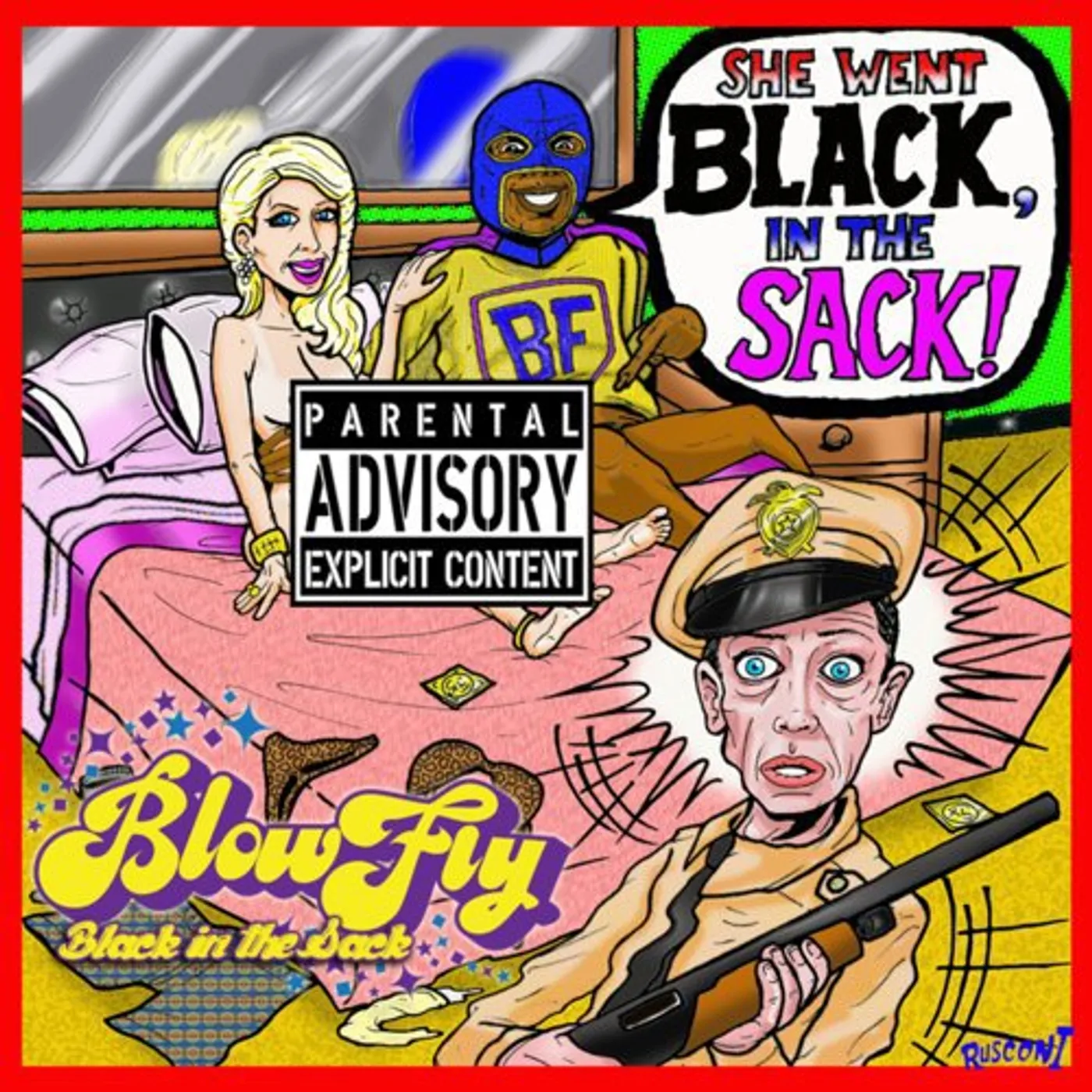 Blowfly Black in the Sack Vinyl Record