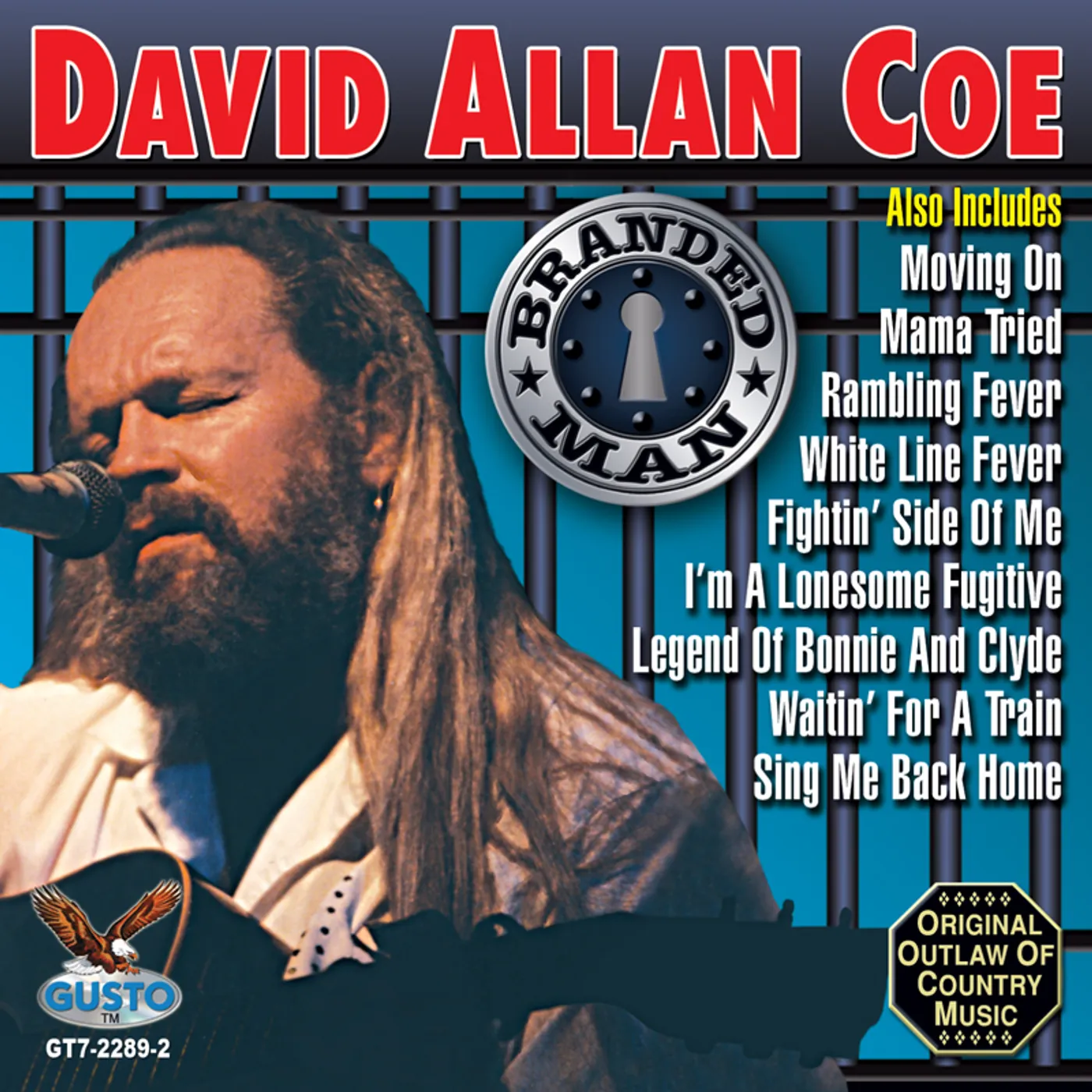 David Allan Coe BRANDED MAN CD
