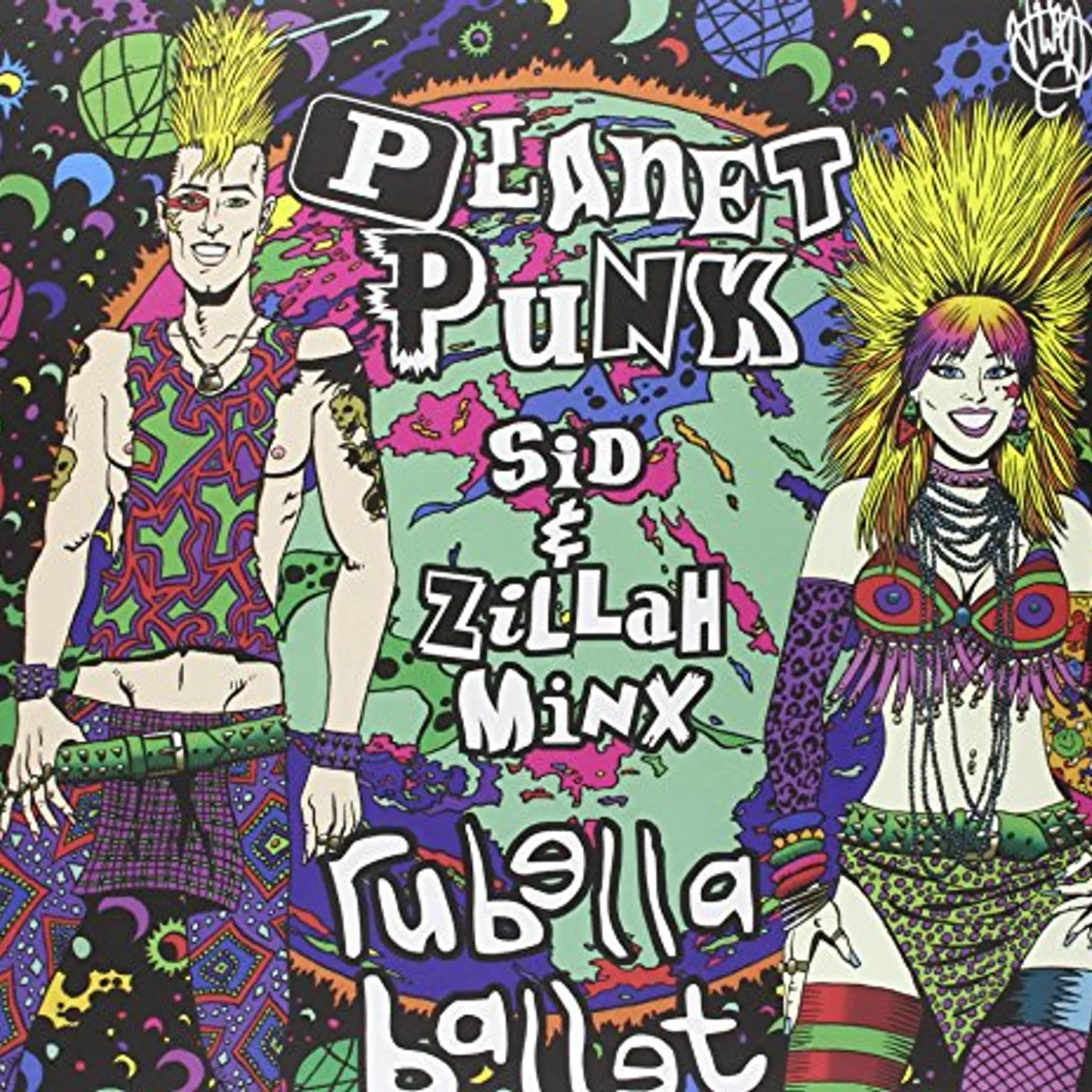 Rubella Ballet PLANET PUNK (GREEN VINYL) Vinyl Record