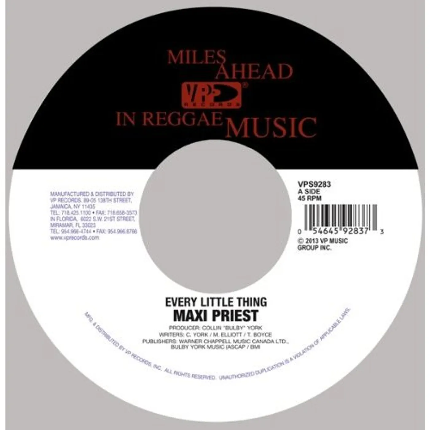 Maxi Priest EVERY LITTLE THING Vinyl Record