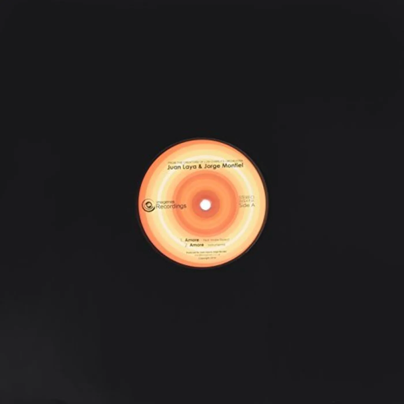 Juan Laya & Jorge Montiel AMORE/INTERSTELLAIRE EP Vinyl Record